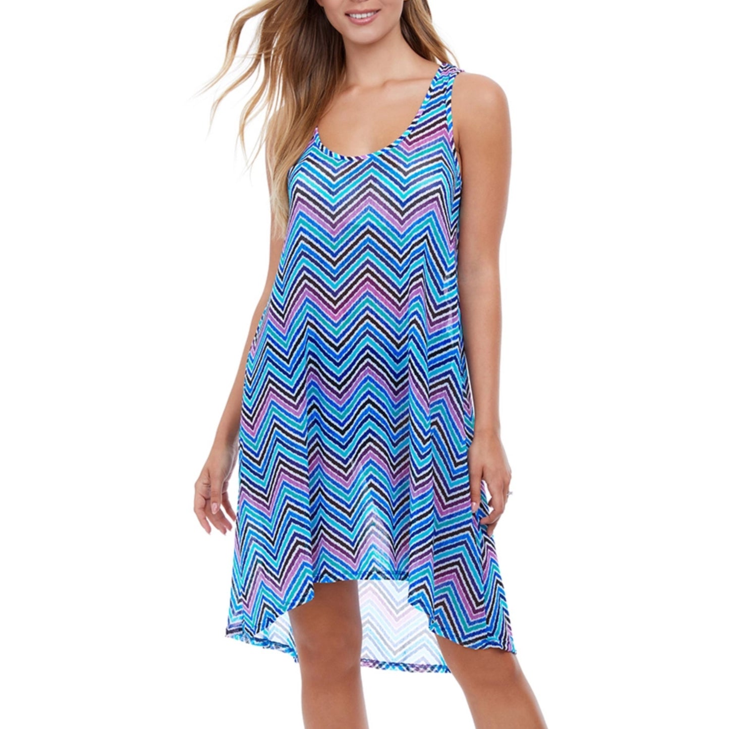 Profile By Gottex Women's Tempo Mesh Sun Dress Swim Cover-up