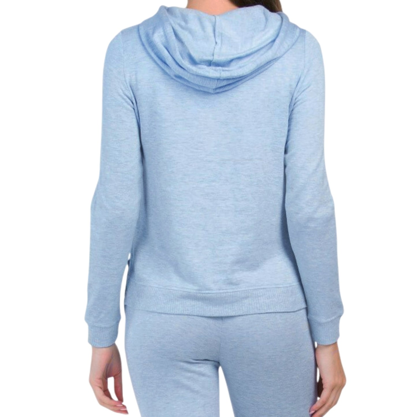 Peyton Primrose Women's Metallic Star Graphic Print Soft Sweatshirt Pullover Hoodie