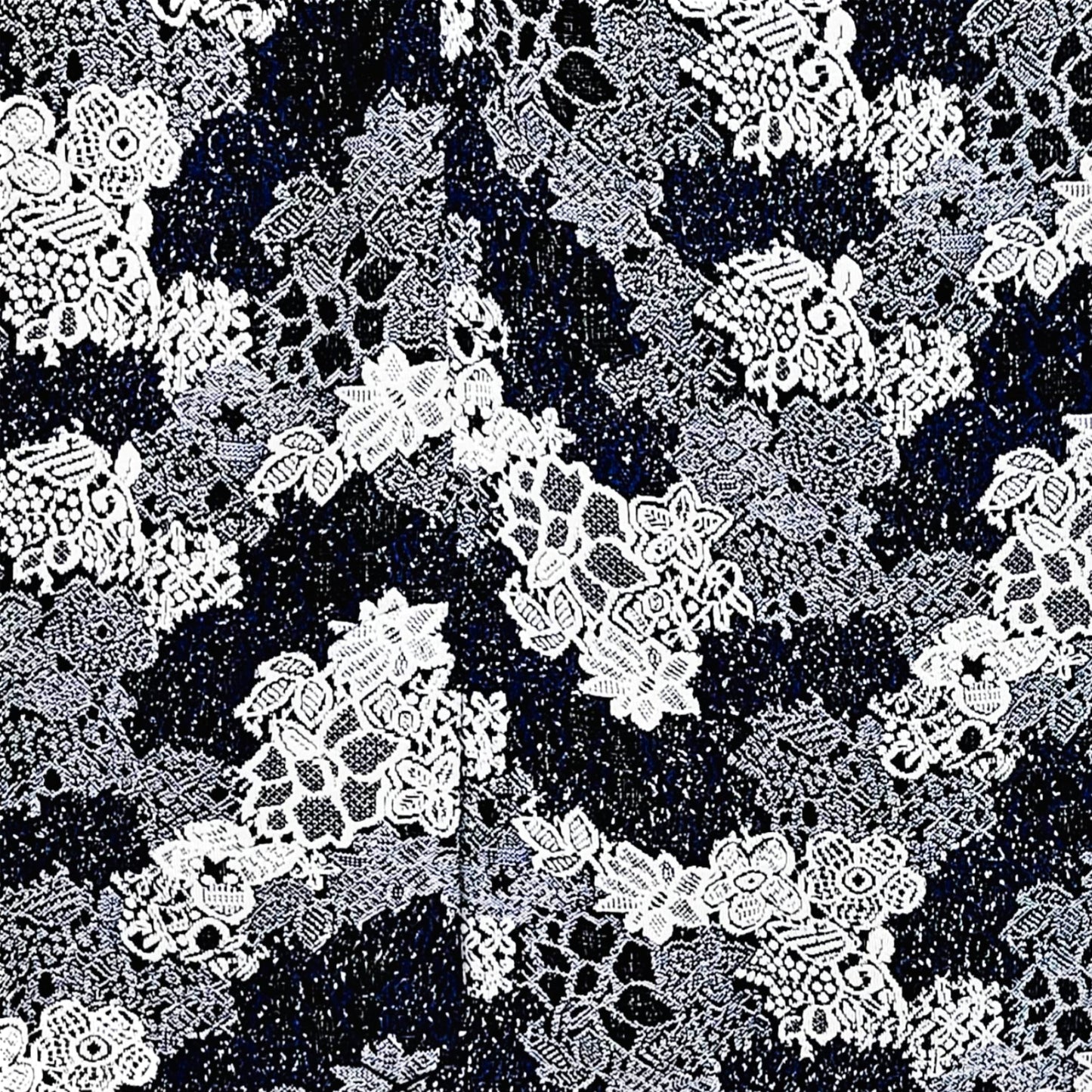 Premise Women's Floral Crochet Sleeveless Mini Dress