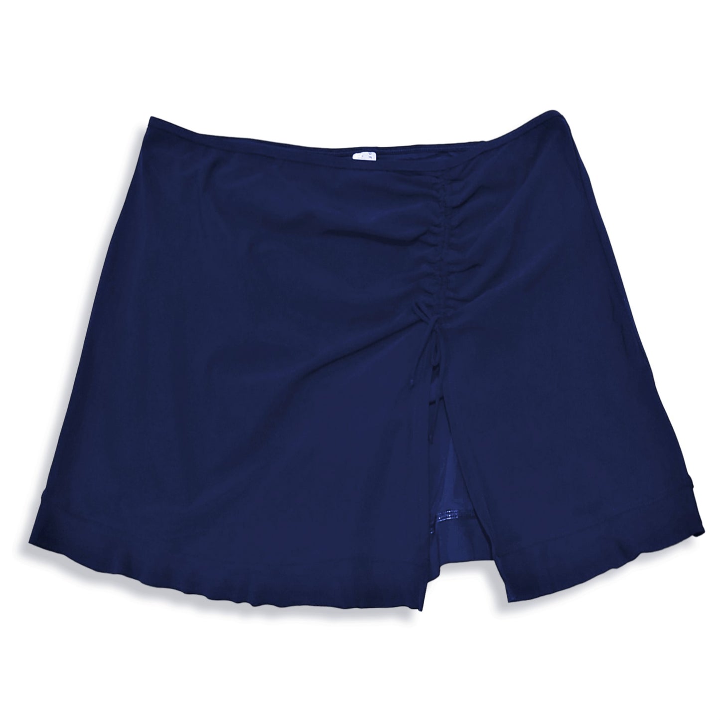 Profile By Gottex Women's Plus Shirred Side Slit Ruffle Trim Beach Skirted Swim Bottom
