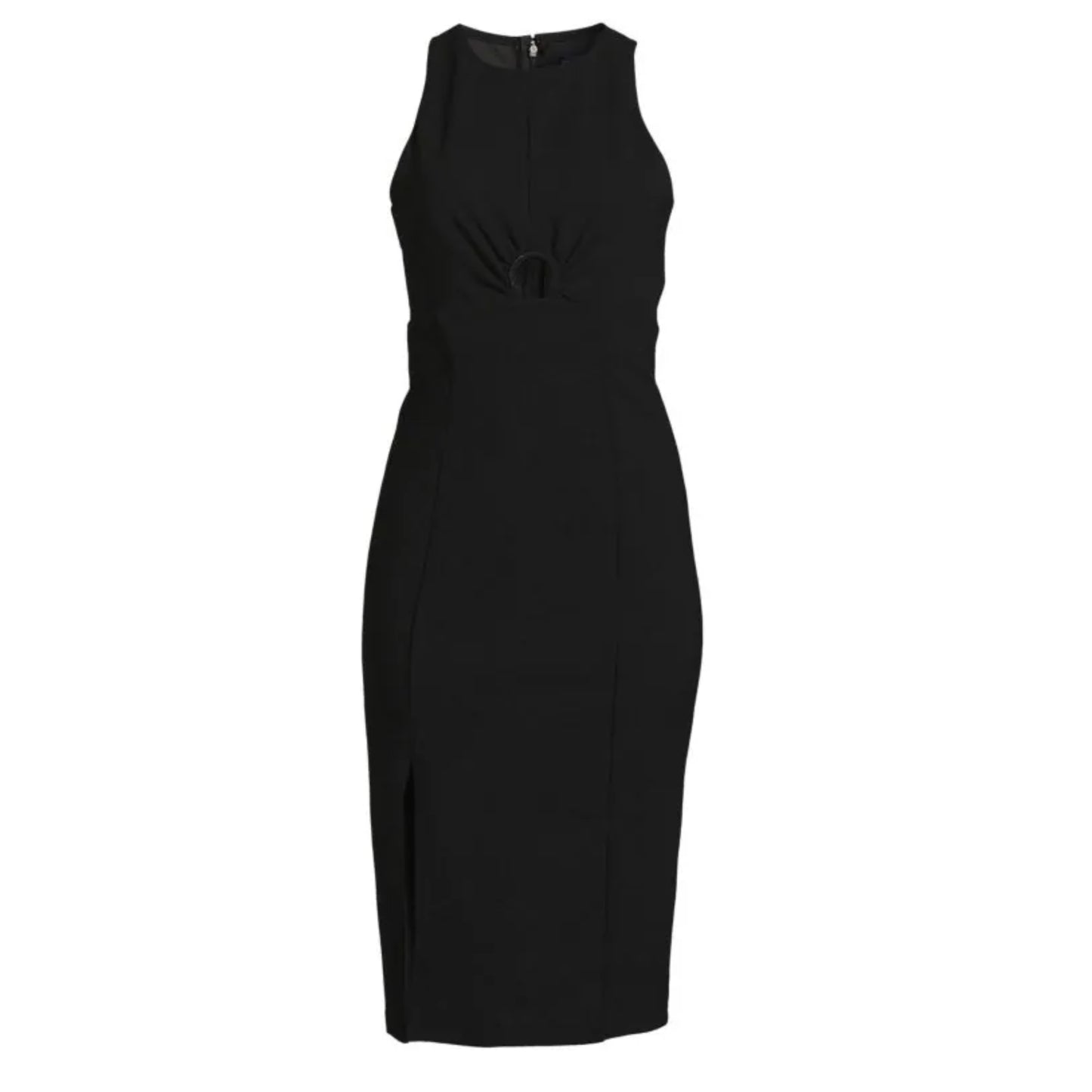 RACHEL RACHEL ROY Women's Riley Keyhole Front Side Slit Midi Dress