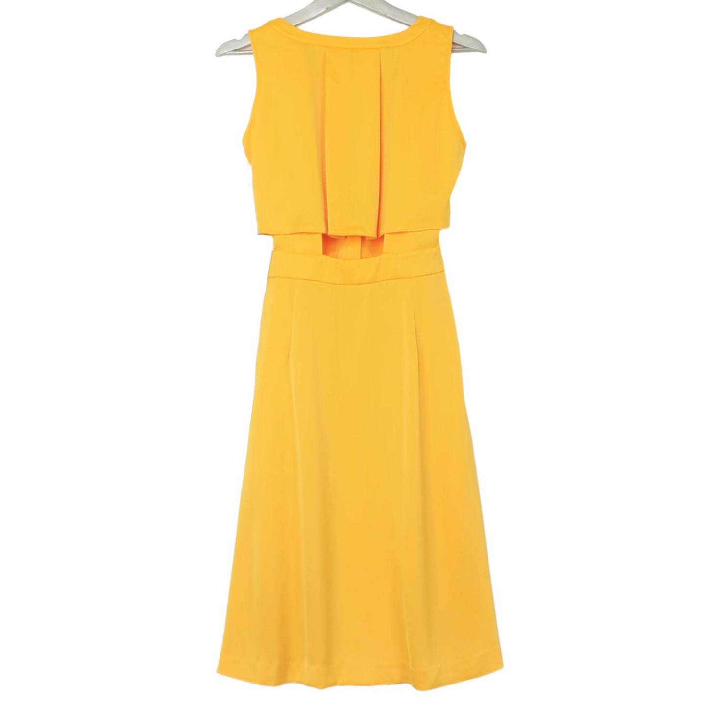 Rachel Roy Women's V-Neck Button Front Tie Waist Midi Dress