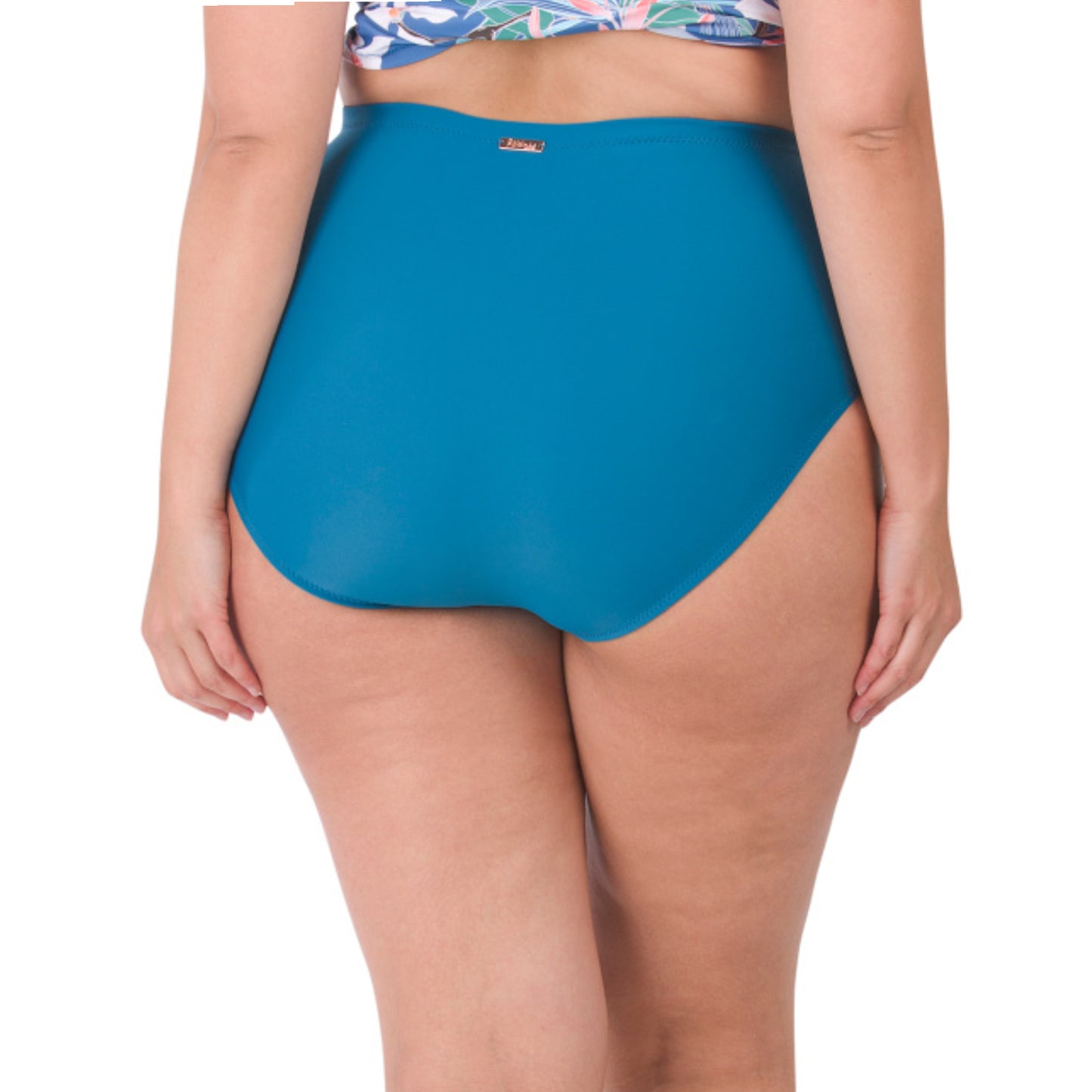 Raisins Curve Women's Plus High-rise Ruched Costa Swim Bikini Bottom