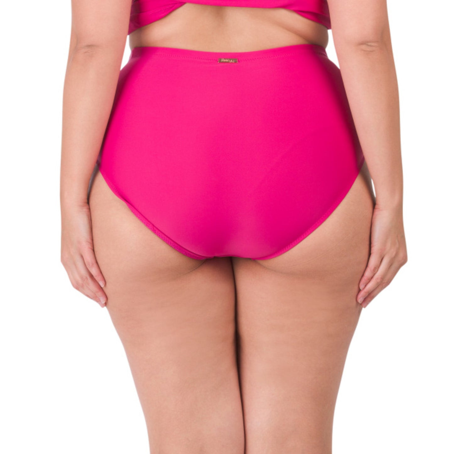 Raisins Curve Women's Plus High-rise Ruched Costa Swim Bikini Bottom