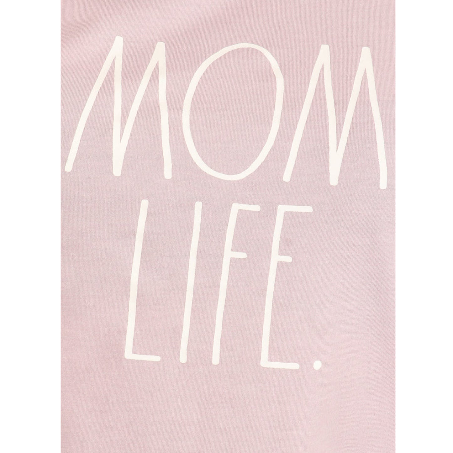Rae Dunn Women's Mom Life Print Soft Cotton T-Shirt