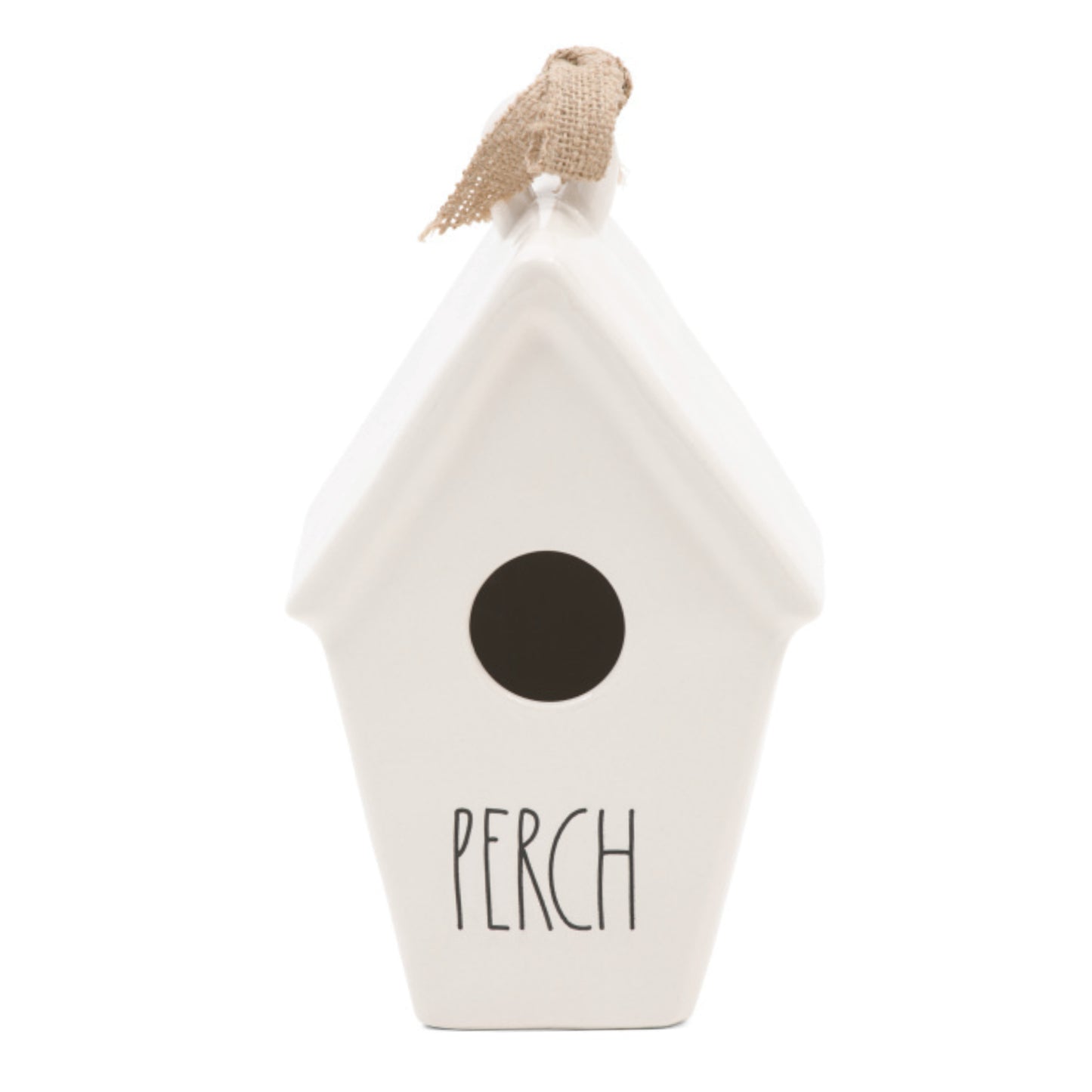 Rae Dunn Artisan Collection by Magenta Ceramic Taper Perch Birdhouse