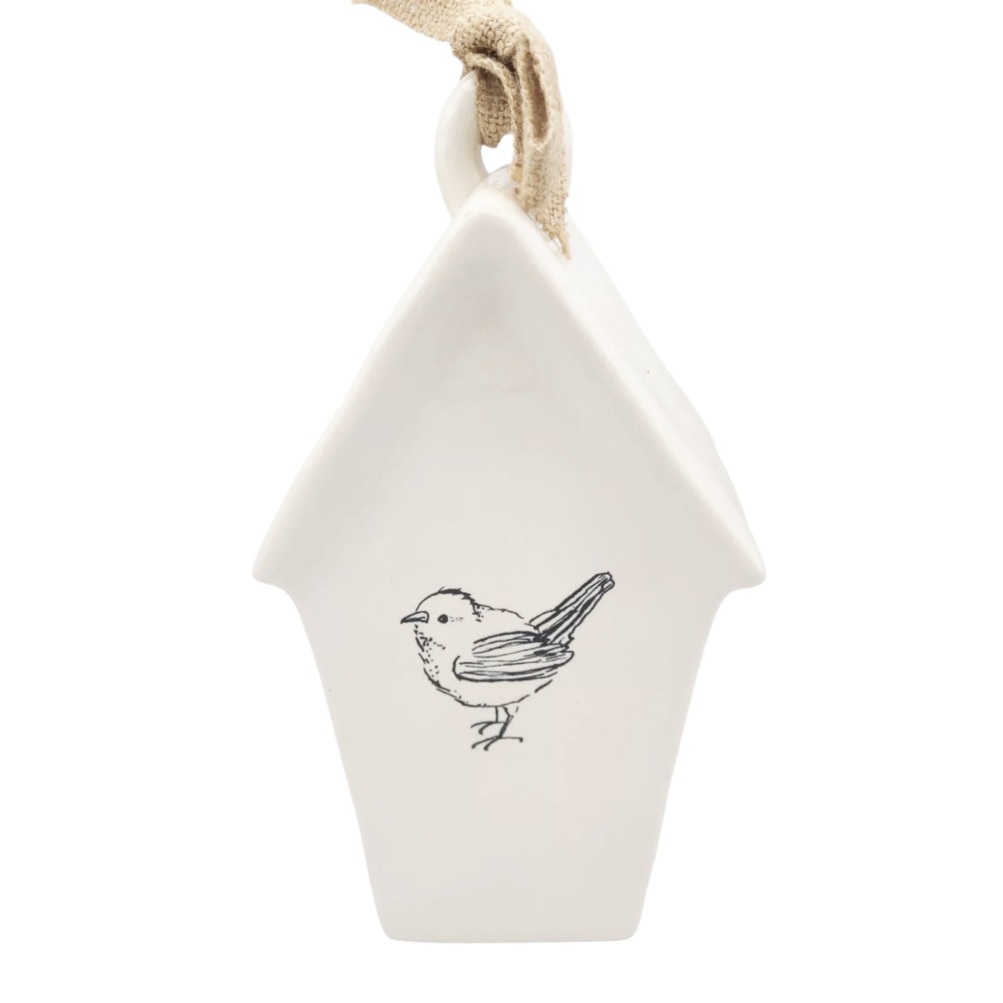 Rae Dunn Artisan Collection by Magenta Ceramic Taper Perch Birdhouse