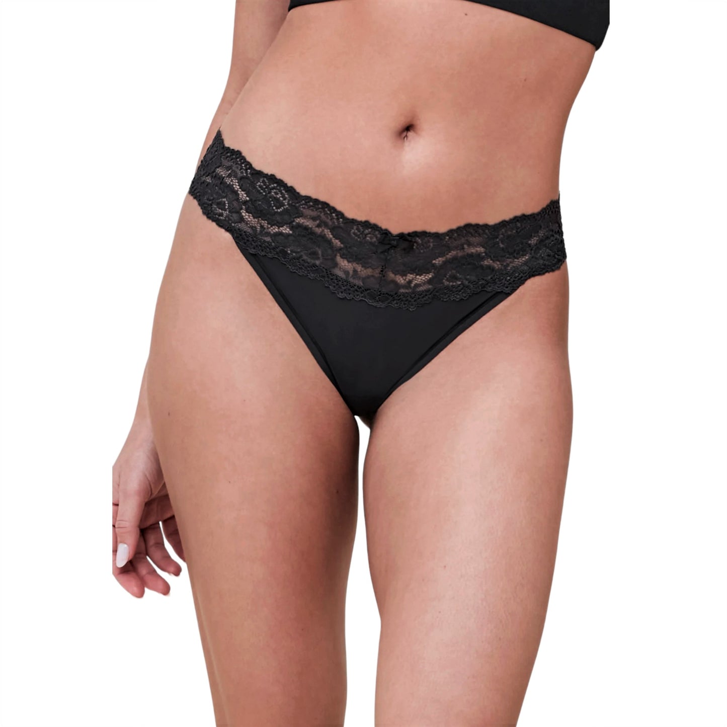 Skarlett Blue Women's 3-Pack Goddess Lace Trim Thong