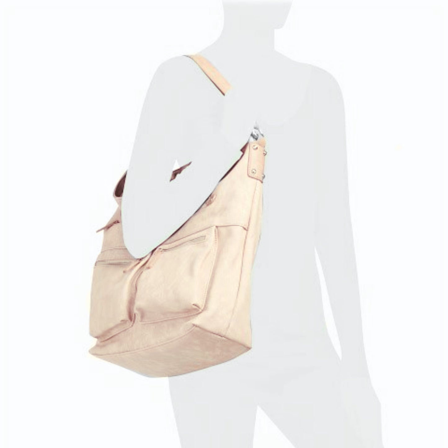 Shiraleah Women's Hobo Vegan Leather Shoulder Bag