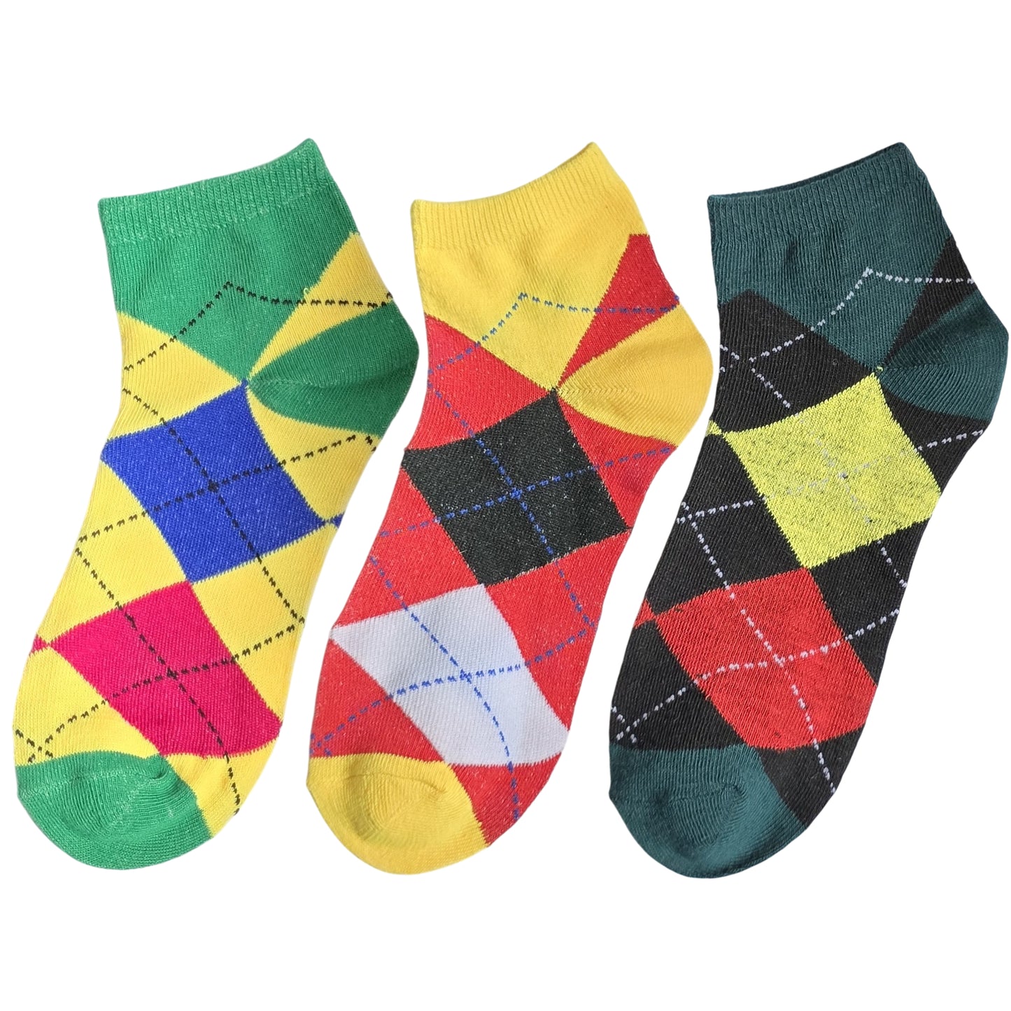 Women's 3=Pack Cotton Blend Casual Low Cut Socks