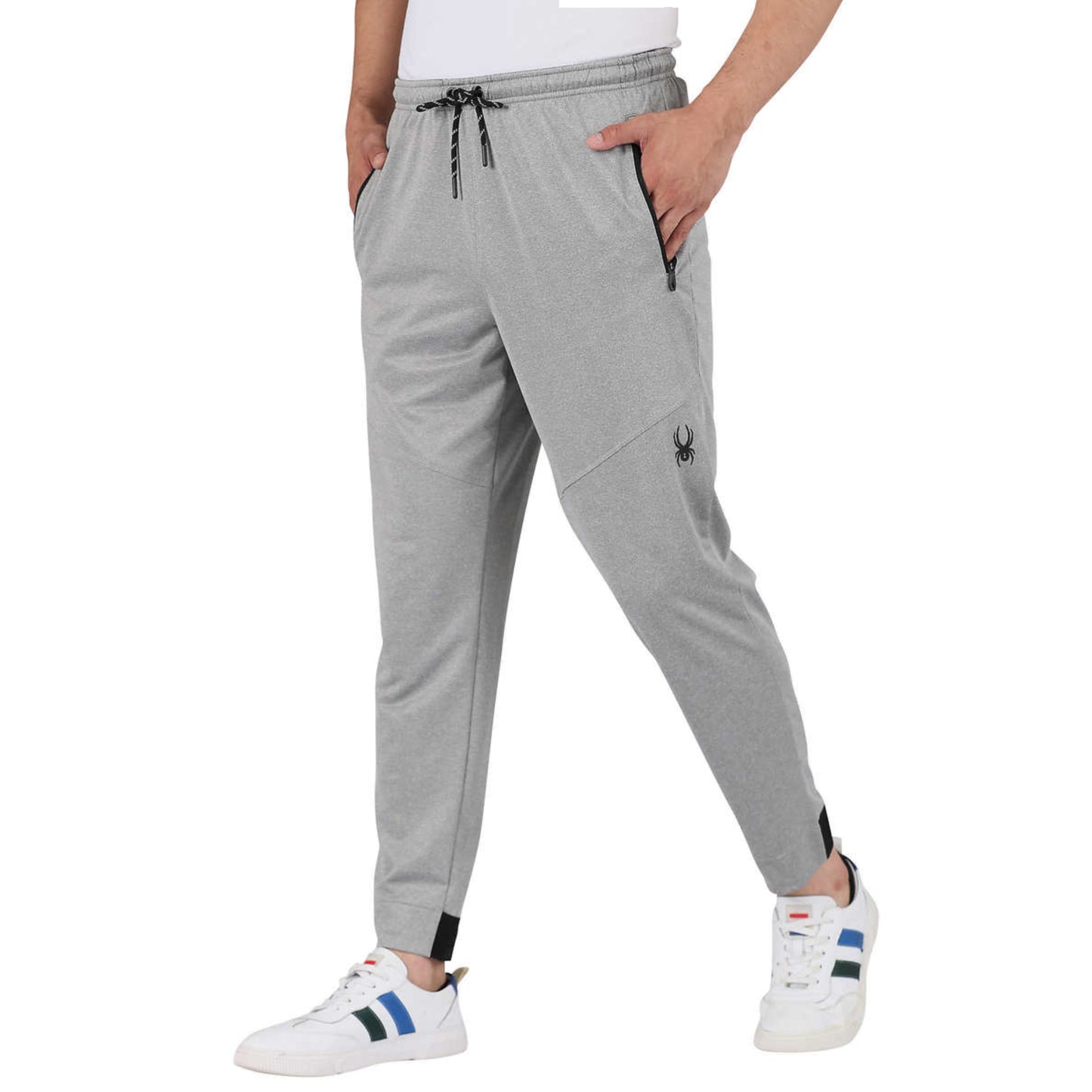 Spyder Active Men's Performance Drawstring Waistband Zip Pockets Active Pants Joggers