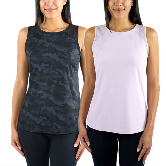 Spyder Women's Soft Moisture Wicking Reflective Logo Active Tank