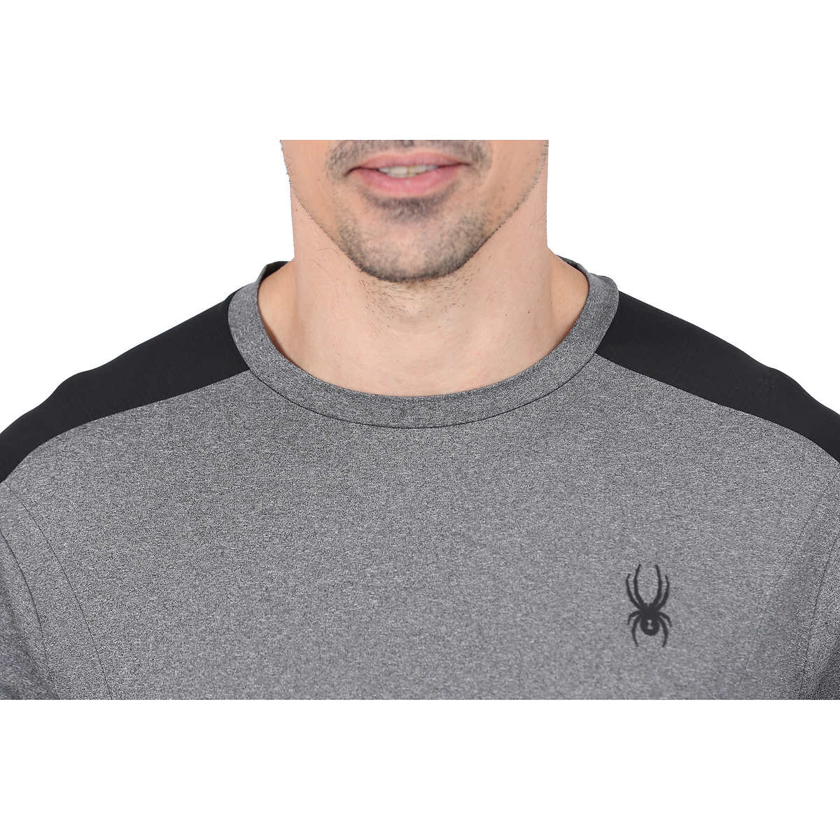 Spyder Men's Active Short Sleeve Tee Moisture Wicking 4 Way Stretch T-Shirt
