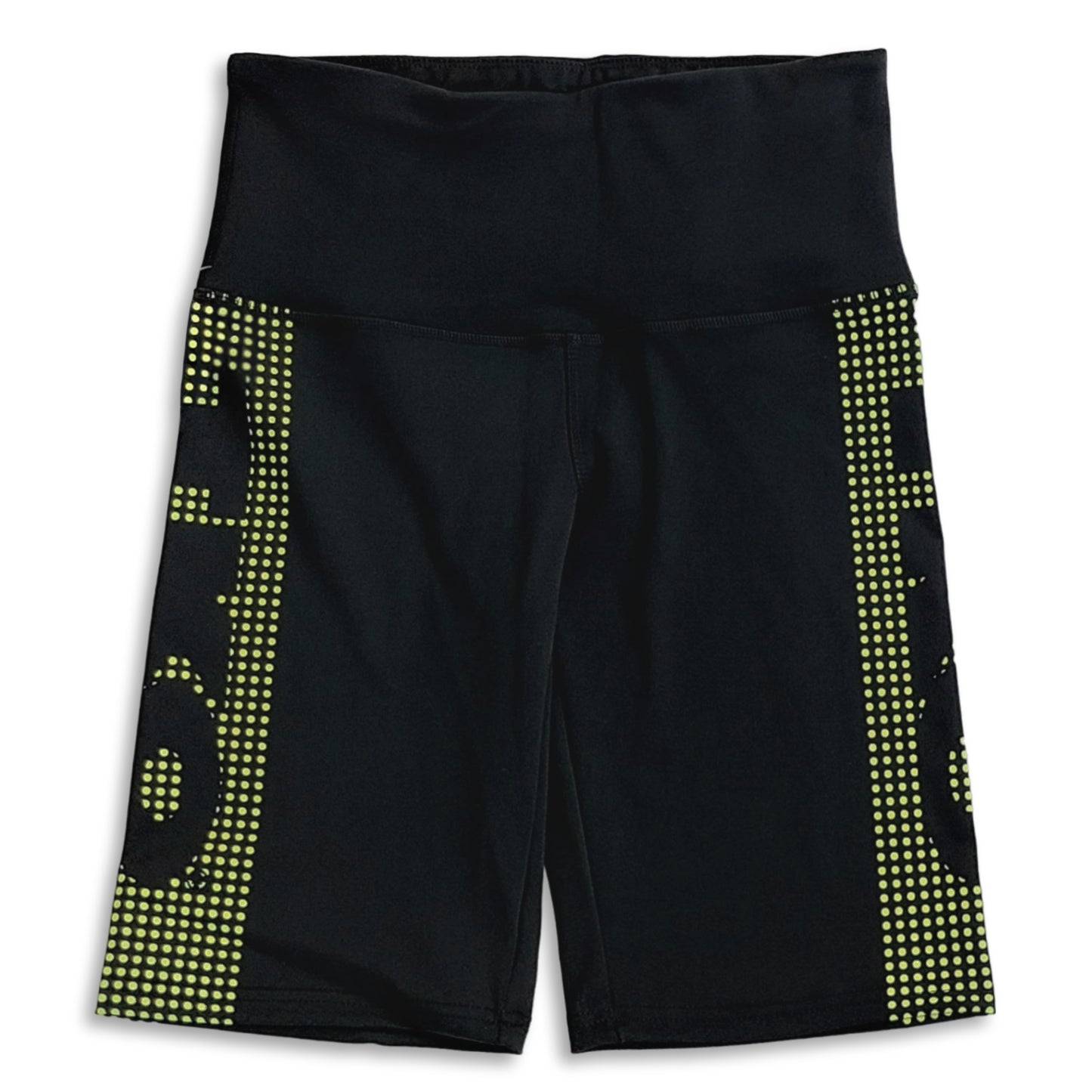 TKO Women's Moisture Wicking Neon Logo Cycling Biker Shorts