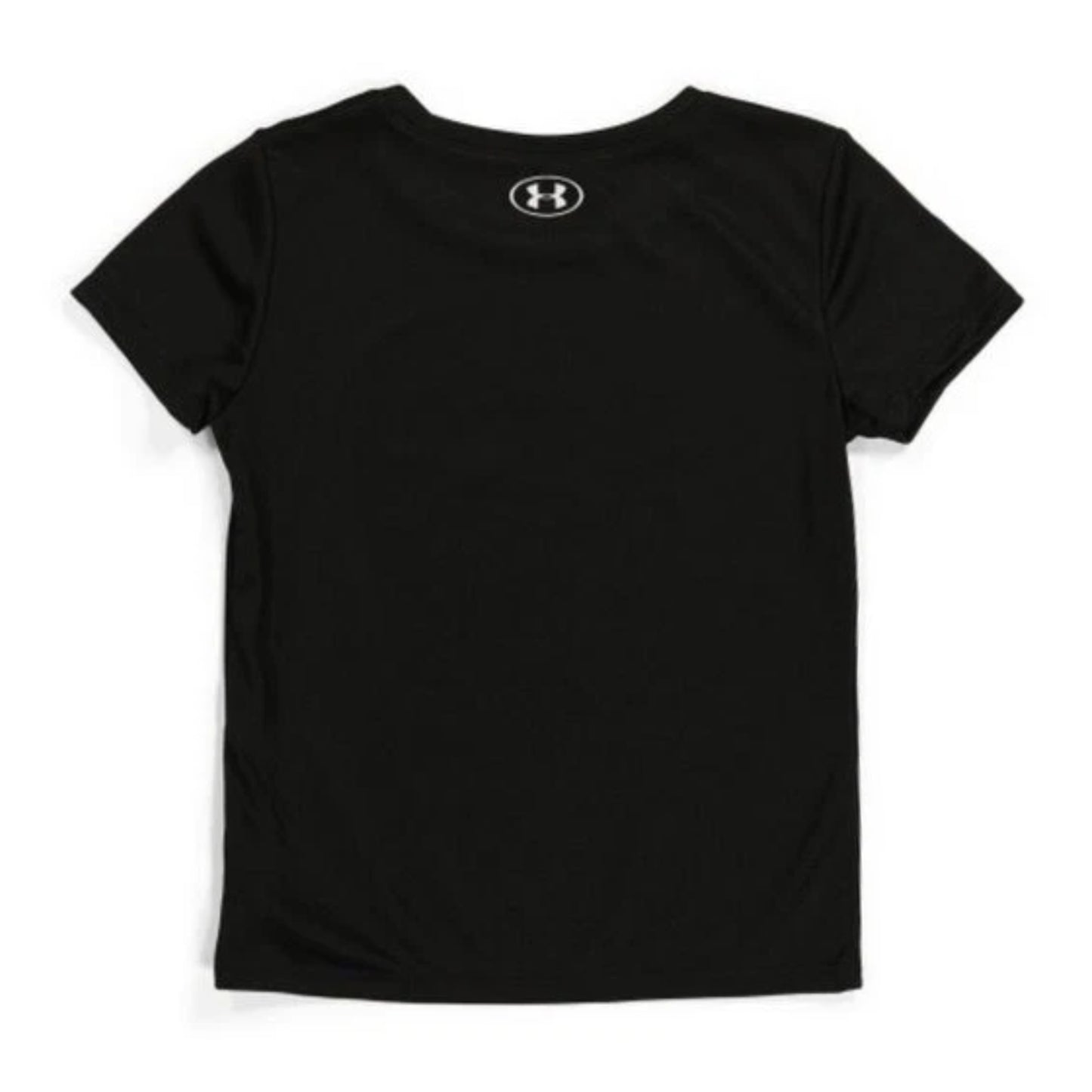 Under Armour Little Girls Metallic Graphic Print Logo Active T-Shirt