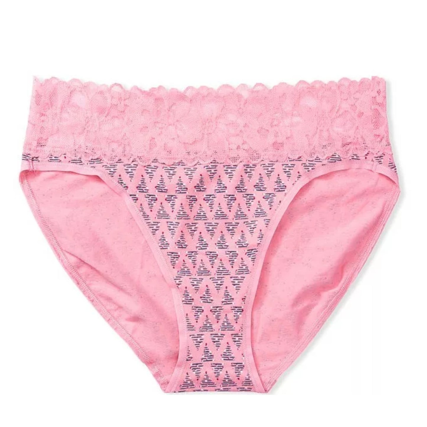 Victoria's Secret Stretch Cotton Lace-waist High-leg Brief Panty
