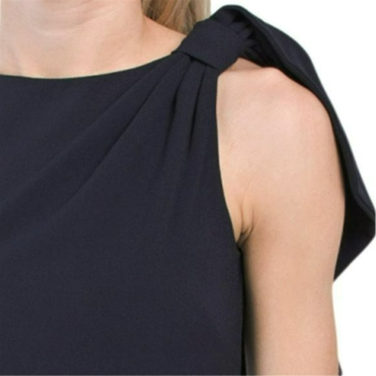 Vince Camuto Women's Shoulder Bow Cocktail Party Mini Dress