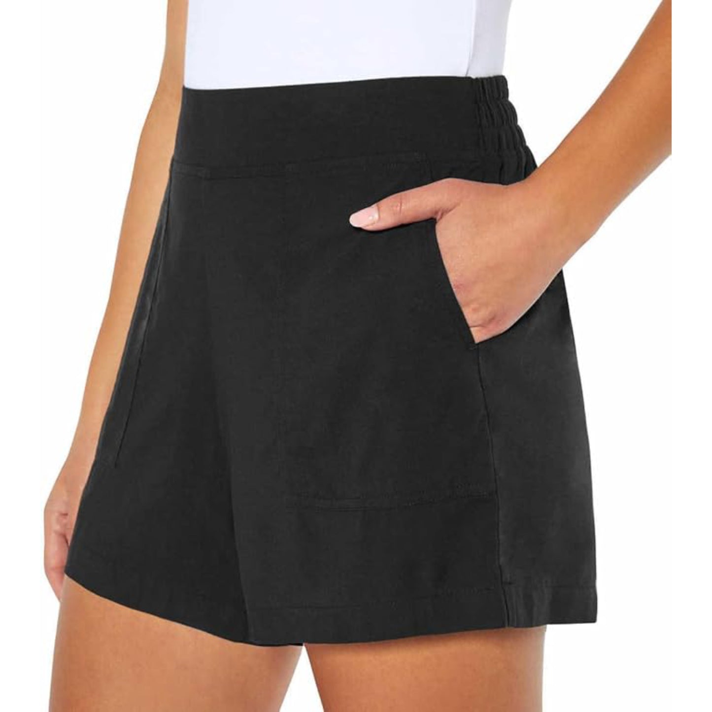 Wildfox Women's Lightweight Relaxed Fit Side Pockets Casual Shorts