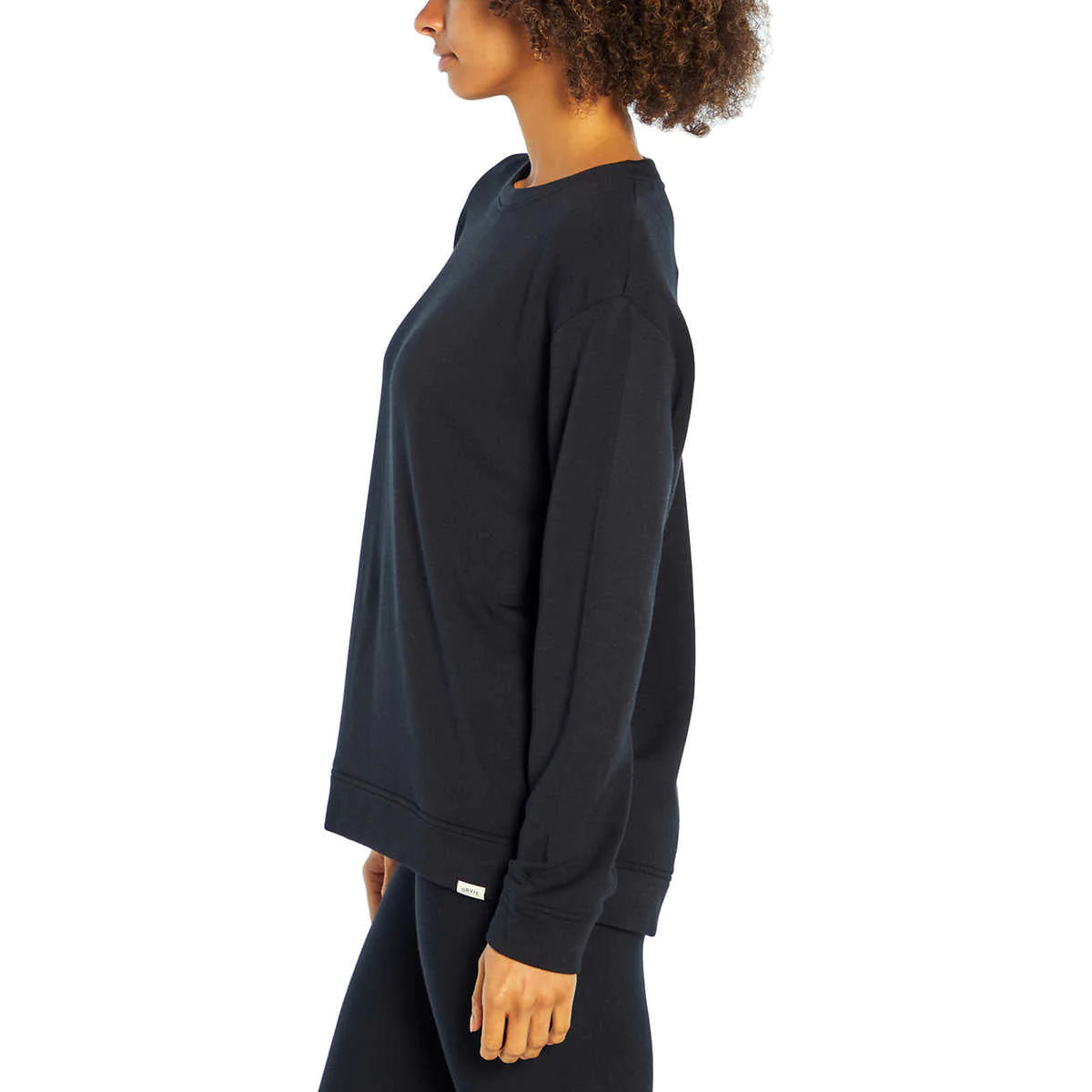 Orvis Women's Relaxed Fit Crewneck Tunic Length Pullover Top