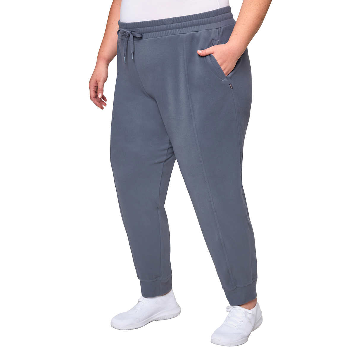 Mondetta Women's High Waist Active Pants Side Pockets Soft Fleece Joggers
