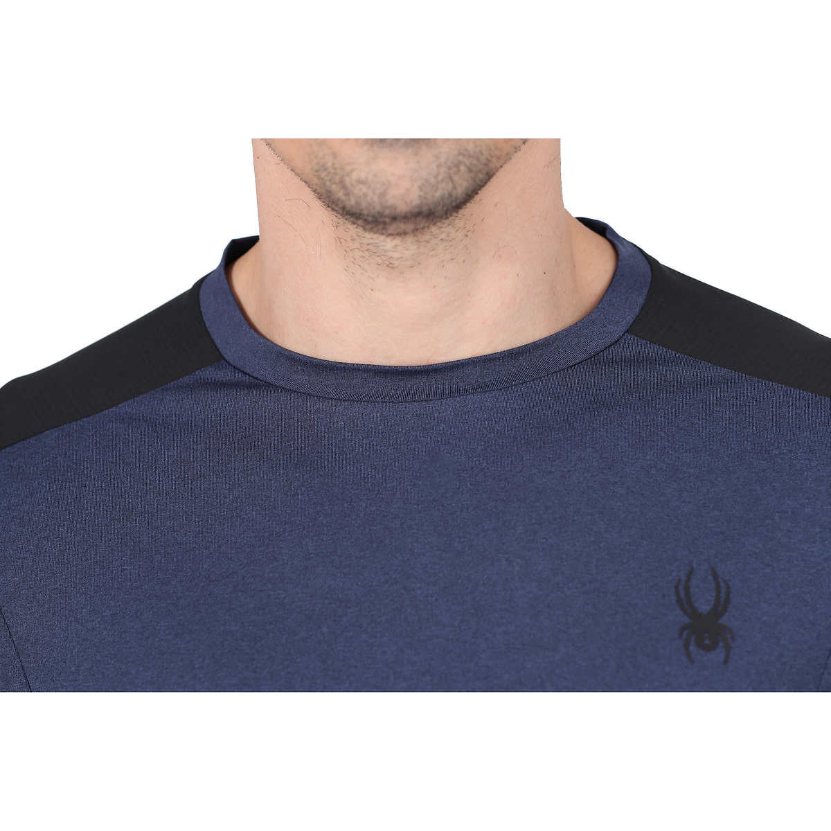 Spyder Men's Active Short Sleeve Tee Moisture Wicking 4 Way Stretch T-Shirt