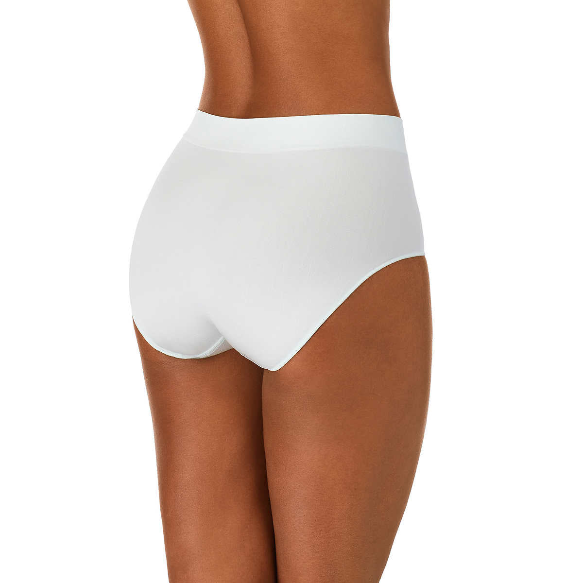 Carole Hochman Women's 5-Multi pack Soft Seamless Full Coverage Brief Panties