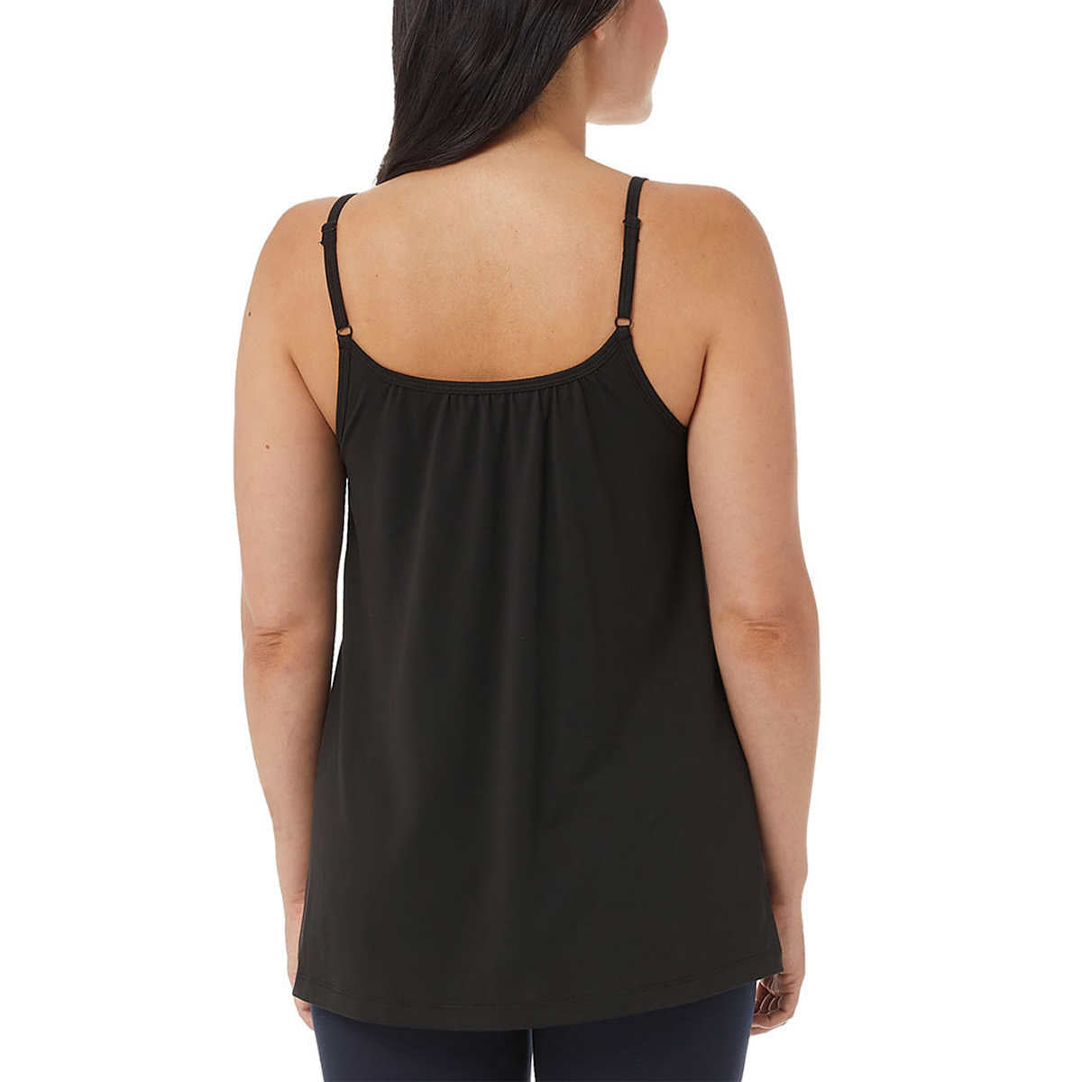 32 Degrees Women's 2-Pack Wire Free Built-in Bra Stretch Top Relaxed Fit Camisole