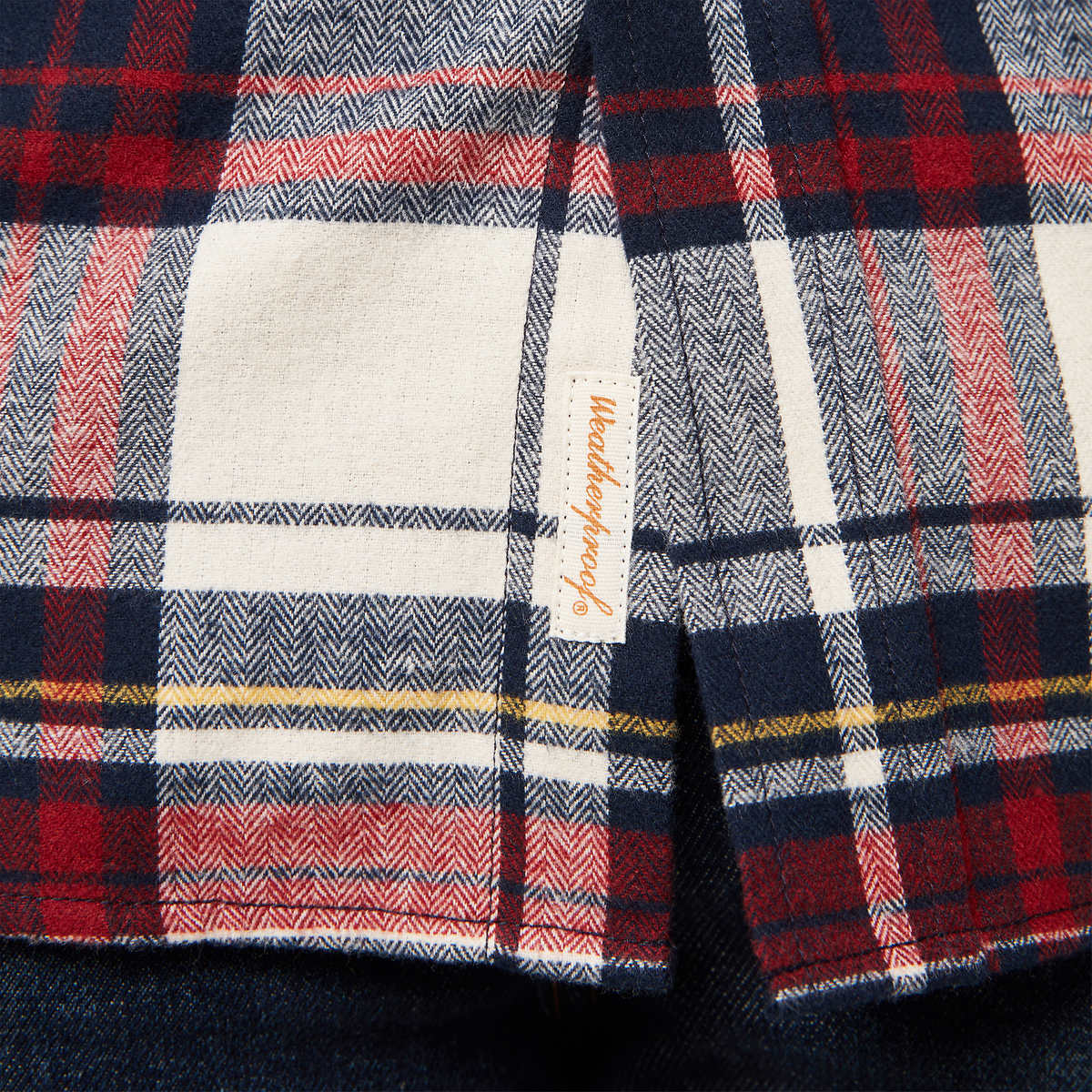Weatherproof Vintage Men’s Cotton Blend Brushed Flannel Button Down Plaid Shirt