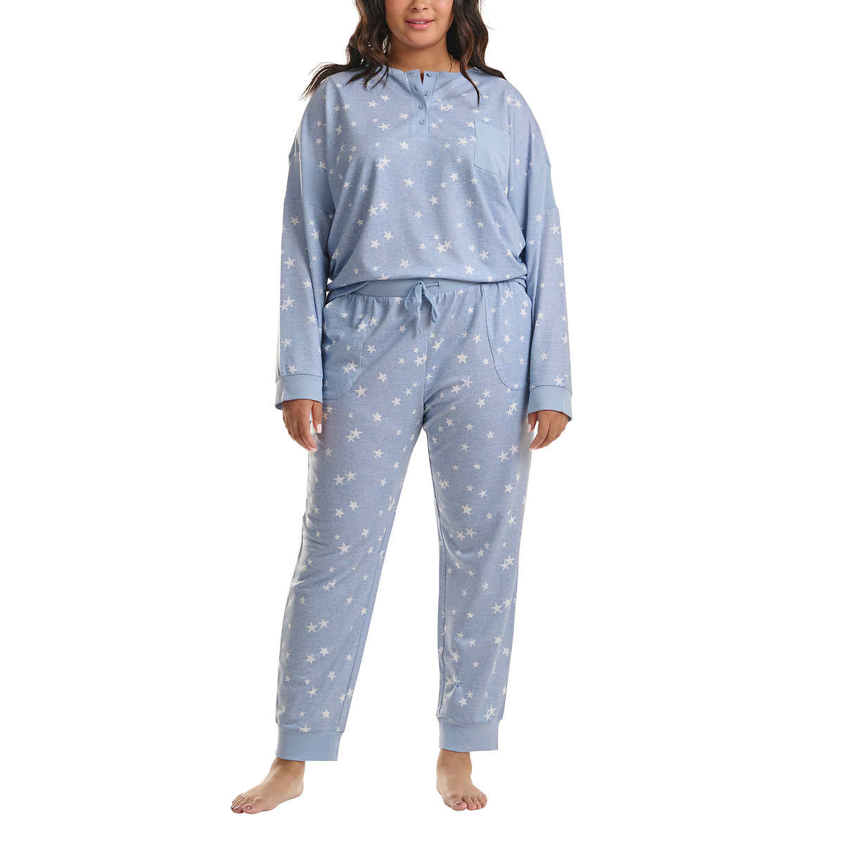 Splendid Women's 2-Piece PJ Soft French Terry Top and Pants Lounge Set