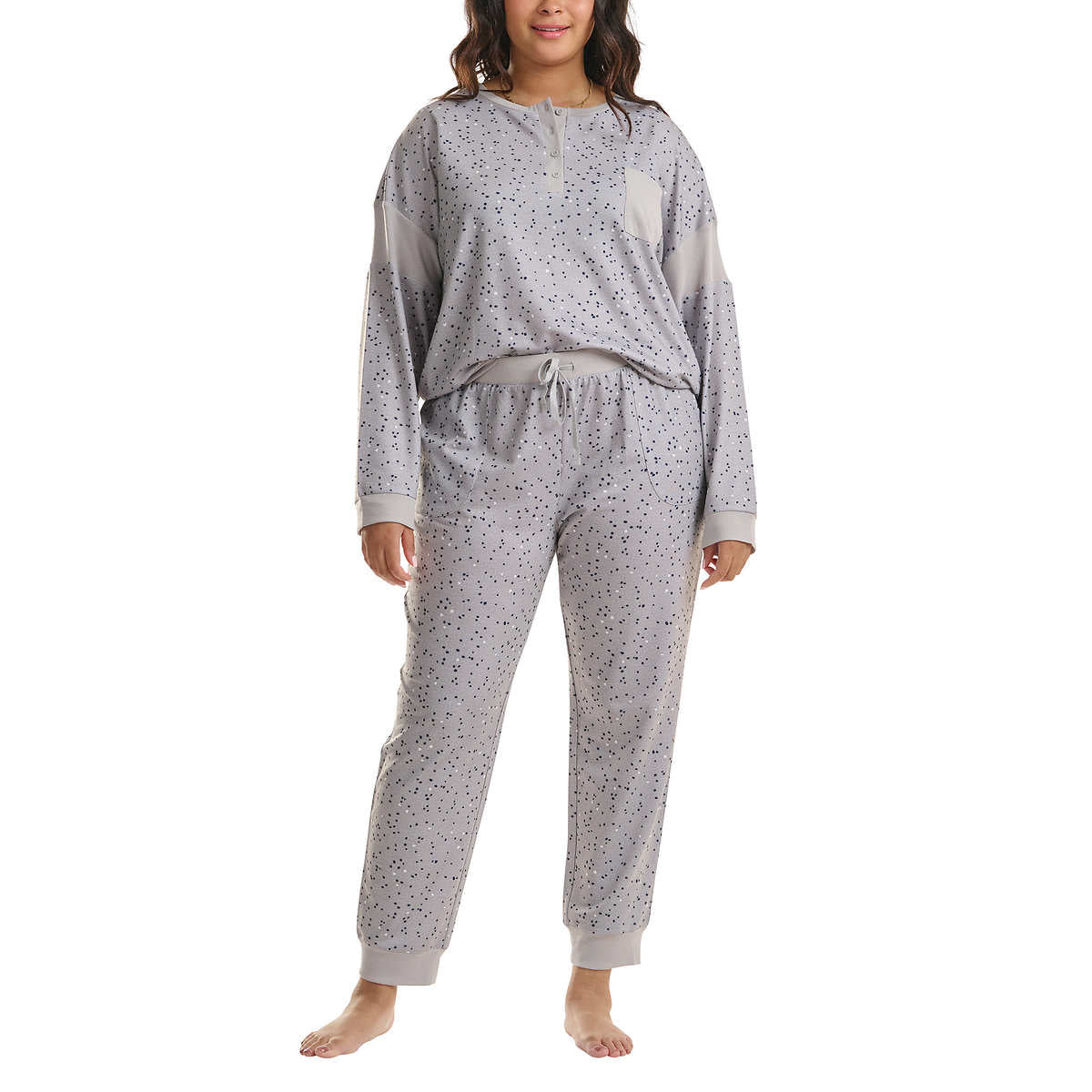 Splendid Women's 2-Piece PJ Soft French Terry Top and Pants Lounge Set