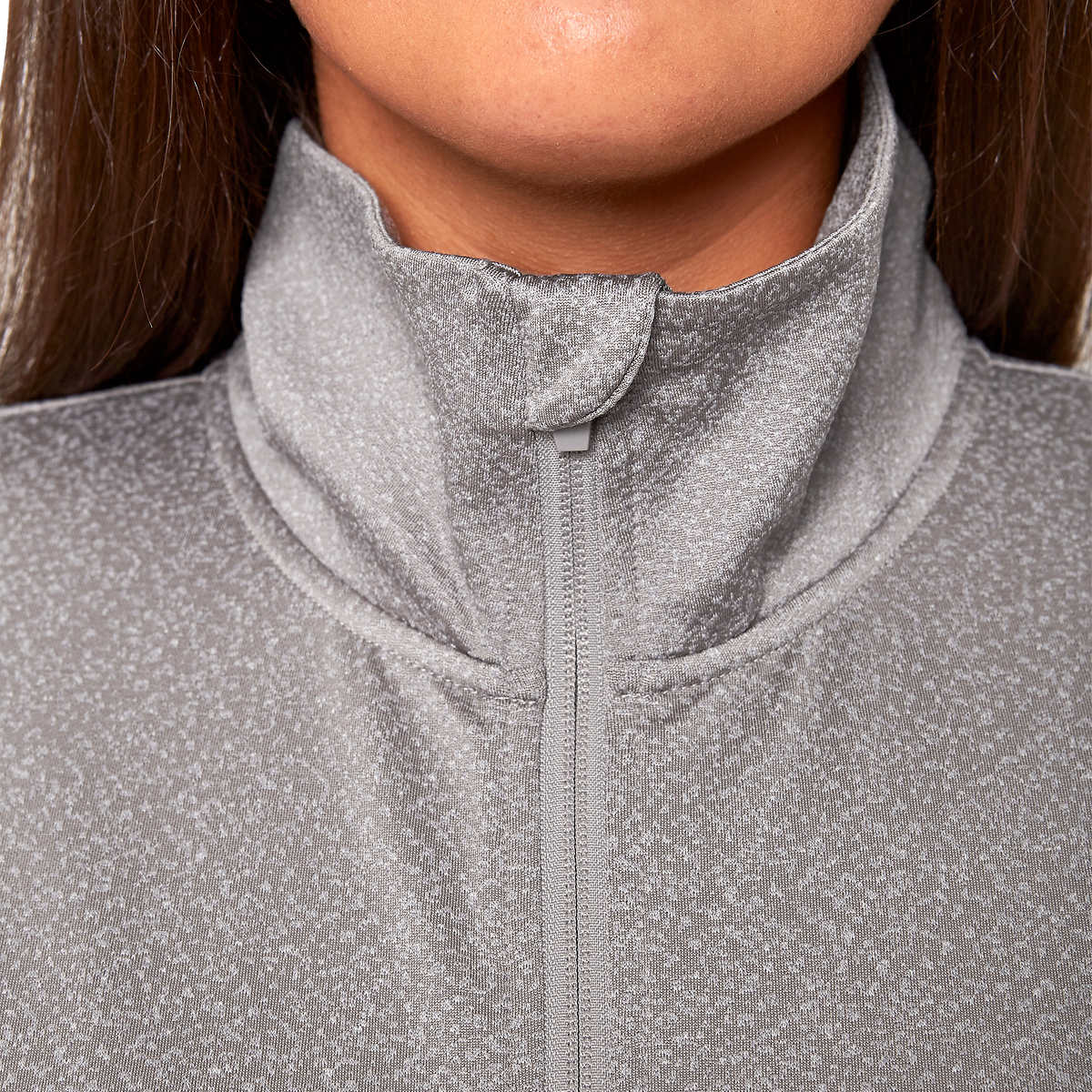 Mondetta Women's Moisture Wicking Kangaroo Pocket Popover Half-zip Active Top