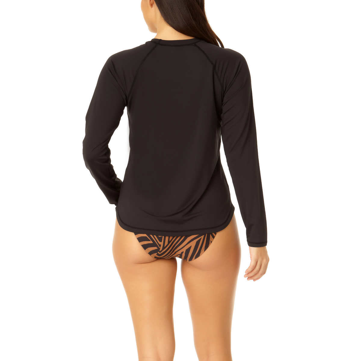 Hurley Women's Long Sleeve UPF 50+ 4-Way Stretch Swim Top Rashguard