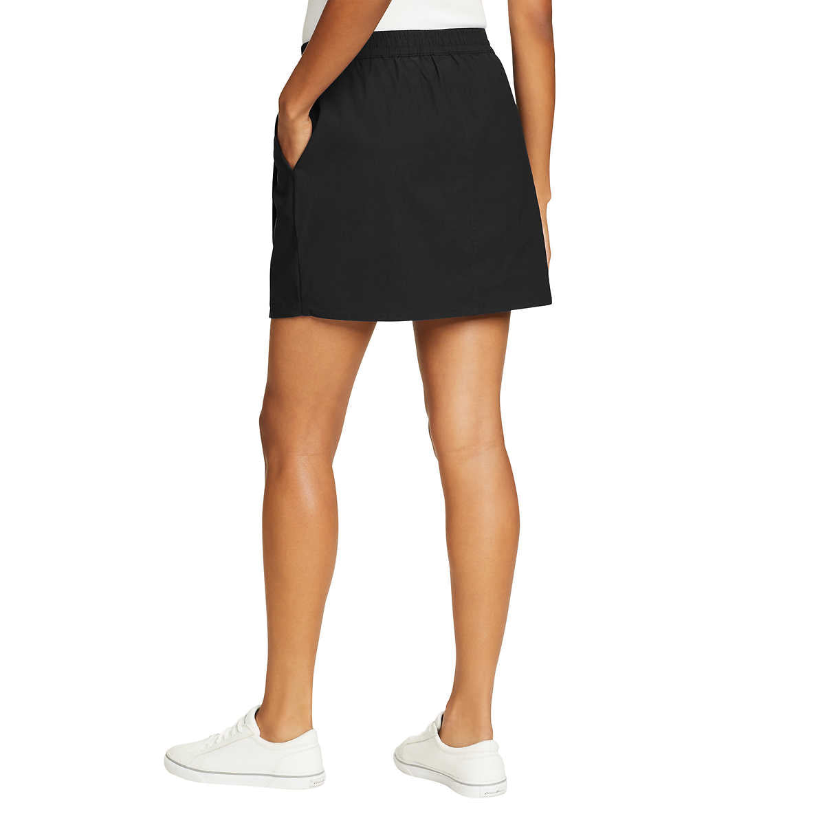 Eddie Bauer Women's UPF 50+ Zipper Pocket Stretch Comfort Tulip Hem Skort