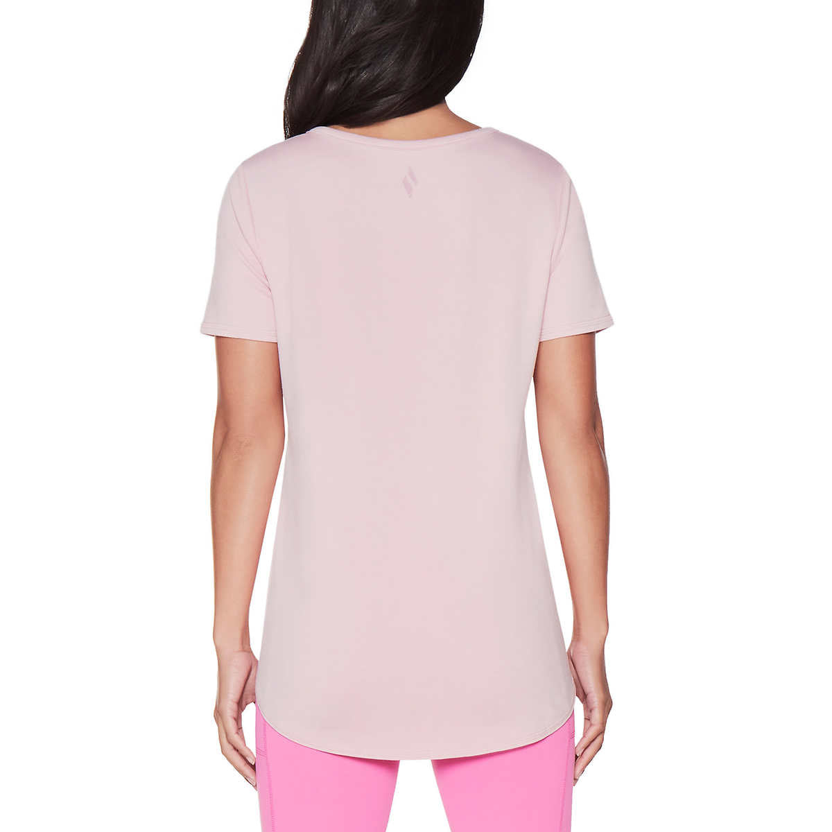 Skechers Women's 2-Pack Lightweight Tee Soft Active Casual Tunic T-Shirt