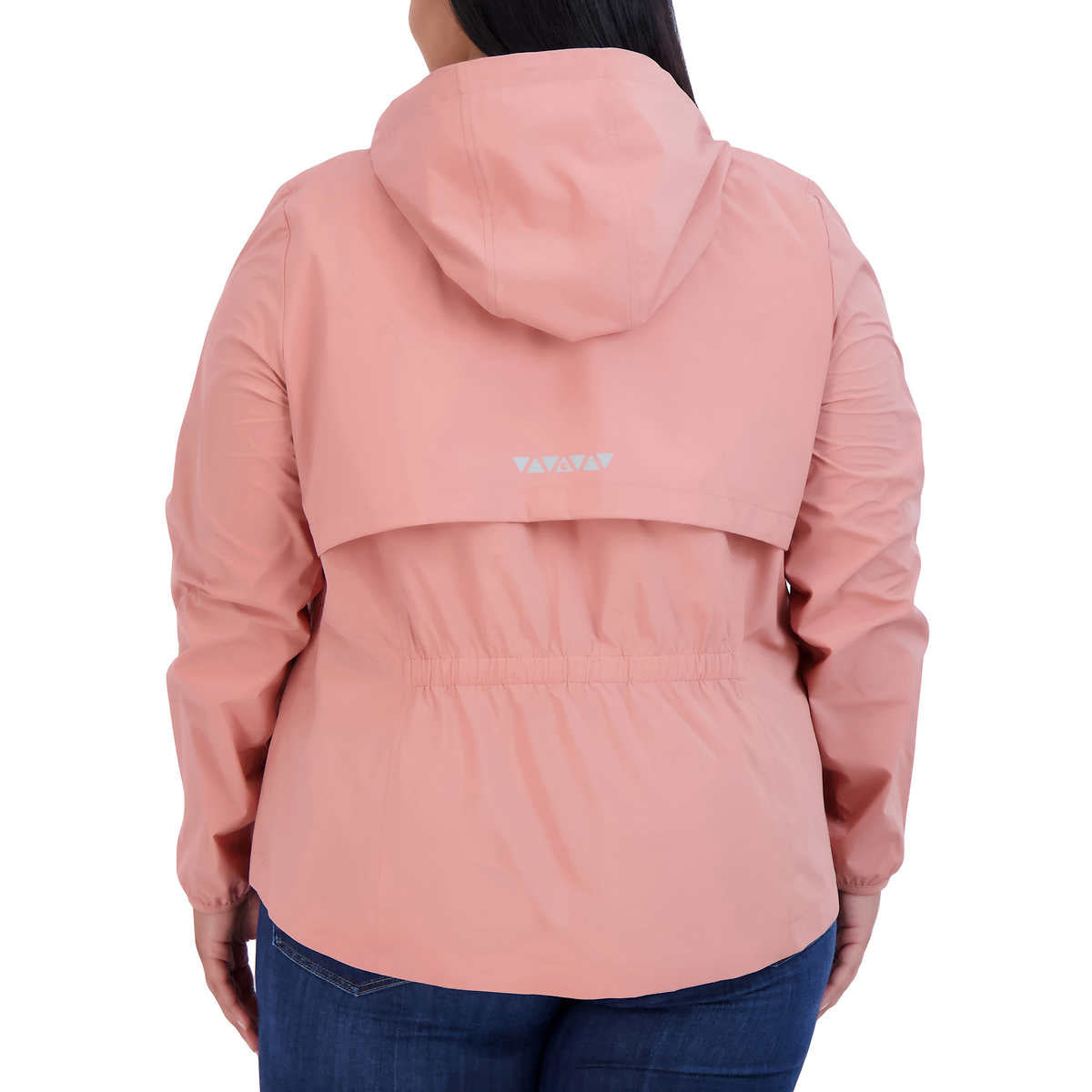 Gerry Women's Packable High-low Hem Lightweight Hooded Jacket