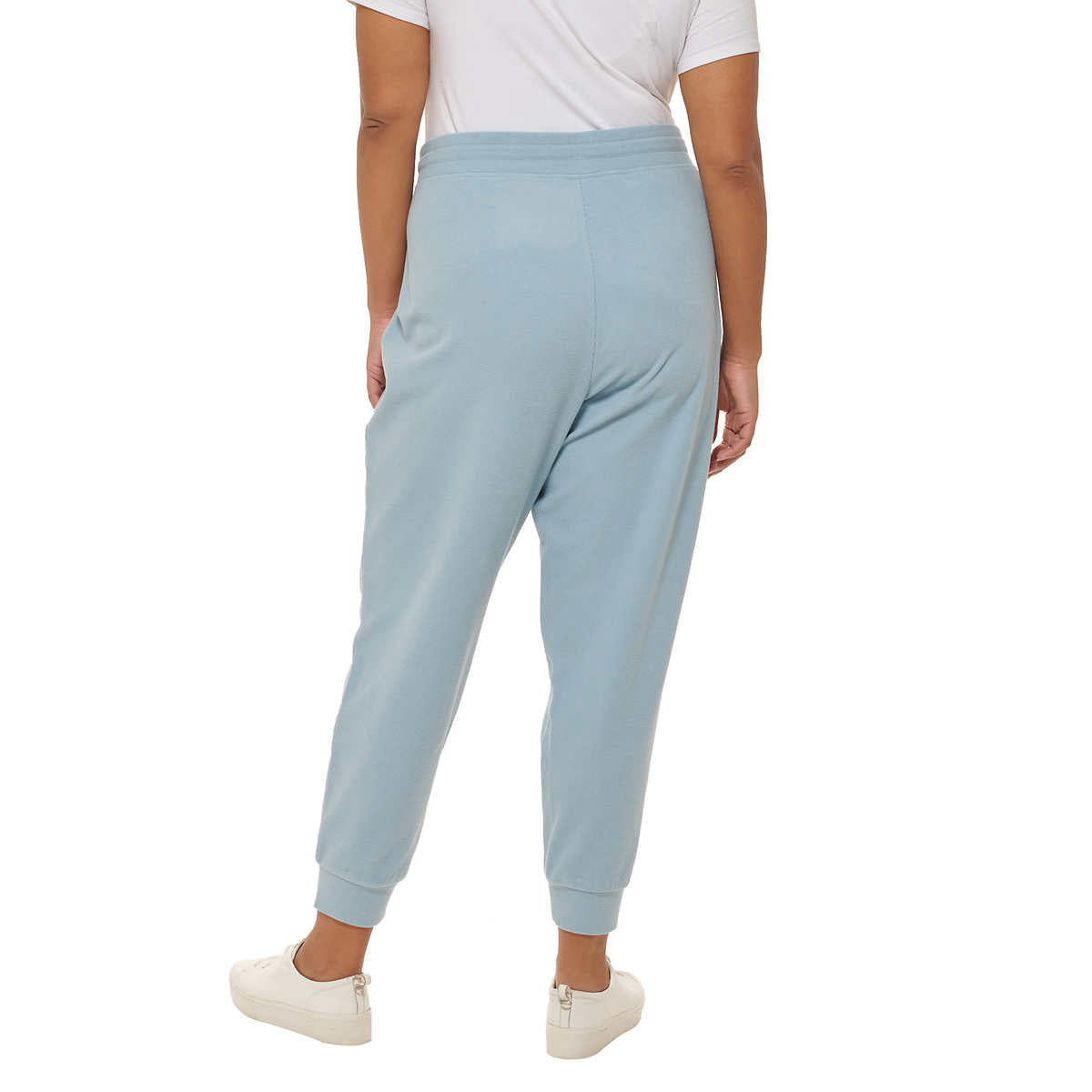 Marc NY by Andrew Marc Women's Adjustable Drawstring Soft Ribbed Active Pants Joggers