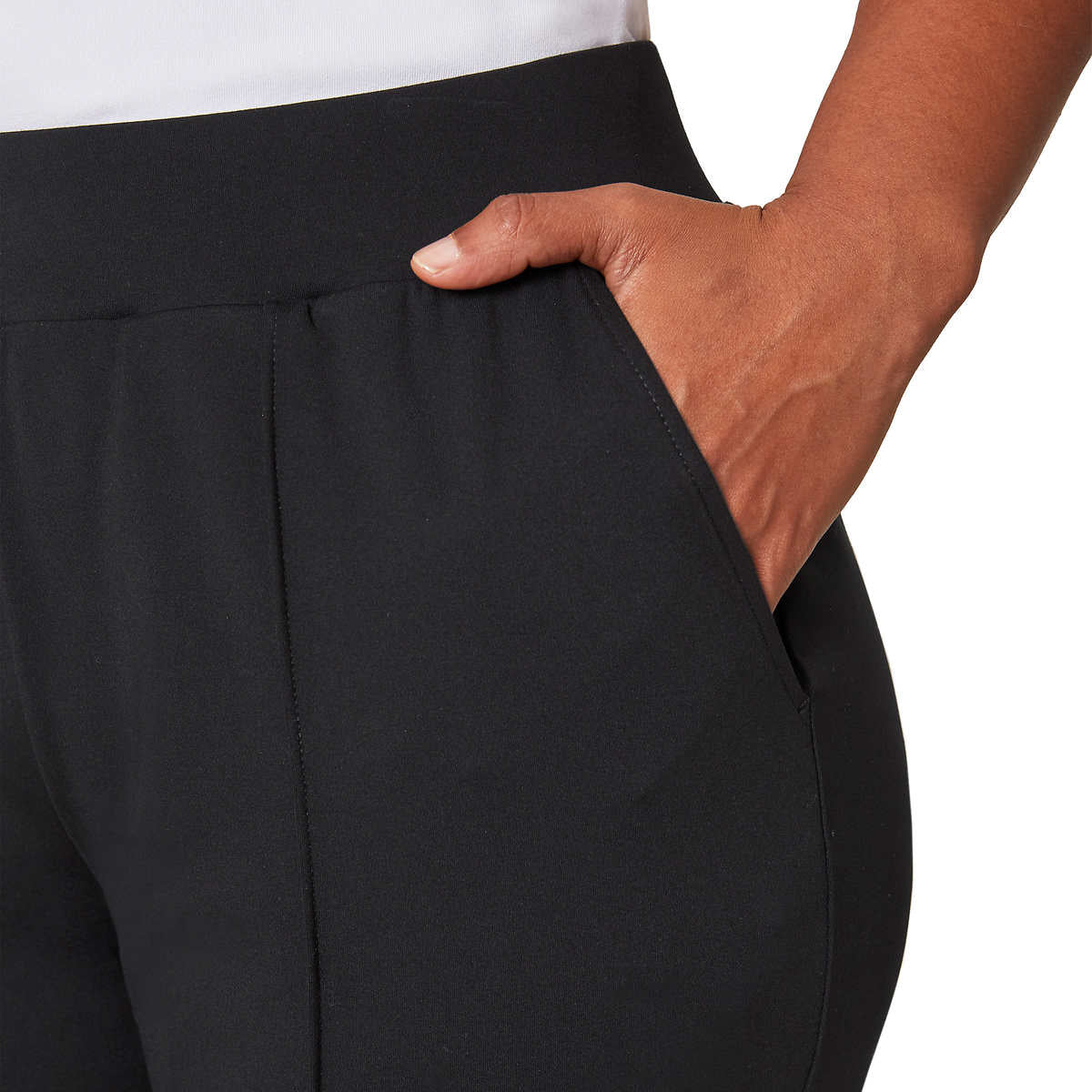 Mondetta Women's Moisture Wicking Cool and Dry Feel Casual Active Straight Leg Pants