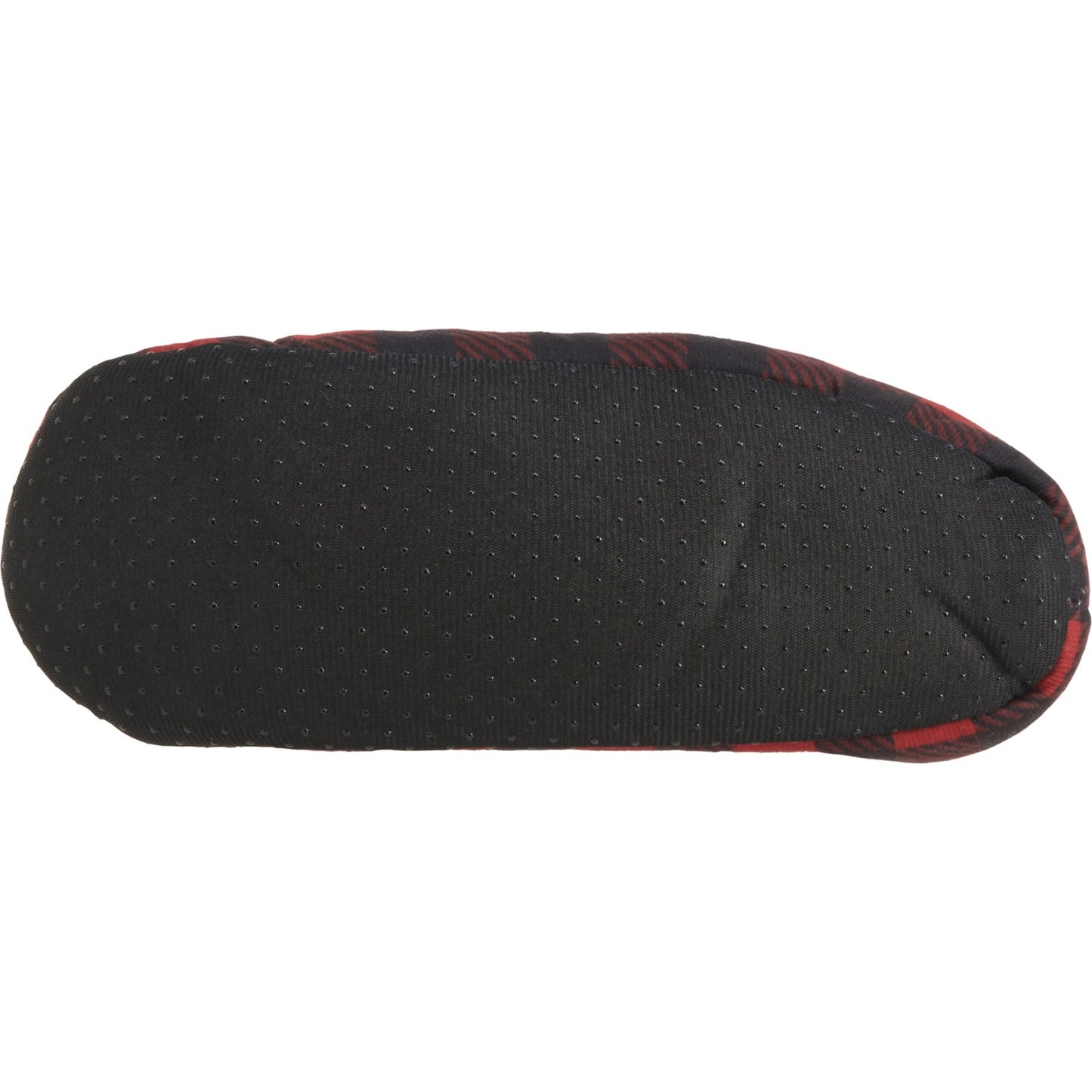 Rae Dunn Women's Merry, Santa Plaid Plush Faux Fur Christmas Cozy Slippers