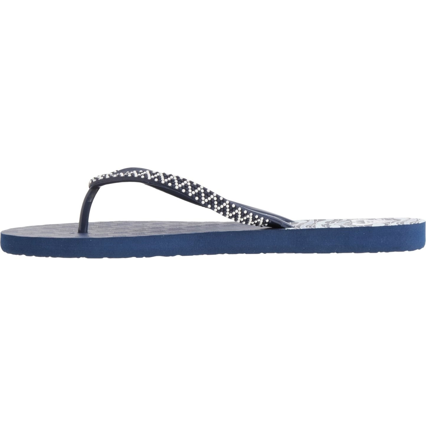 Roxy Women's Lei Bead Embroidered Slip-on Sandals Flip-Flops