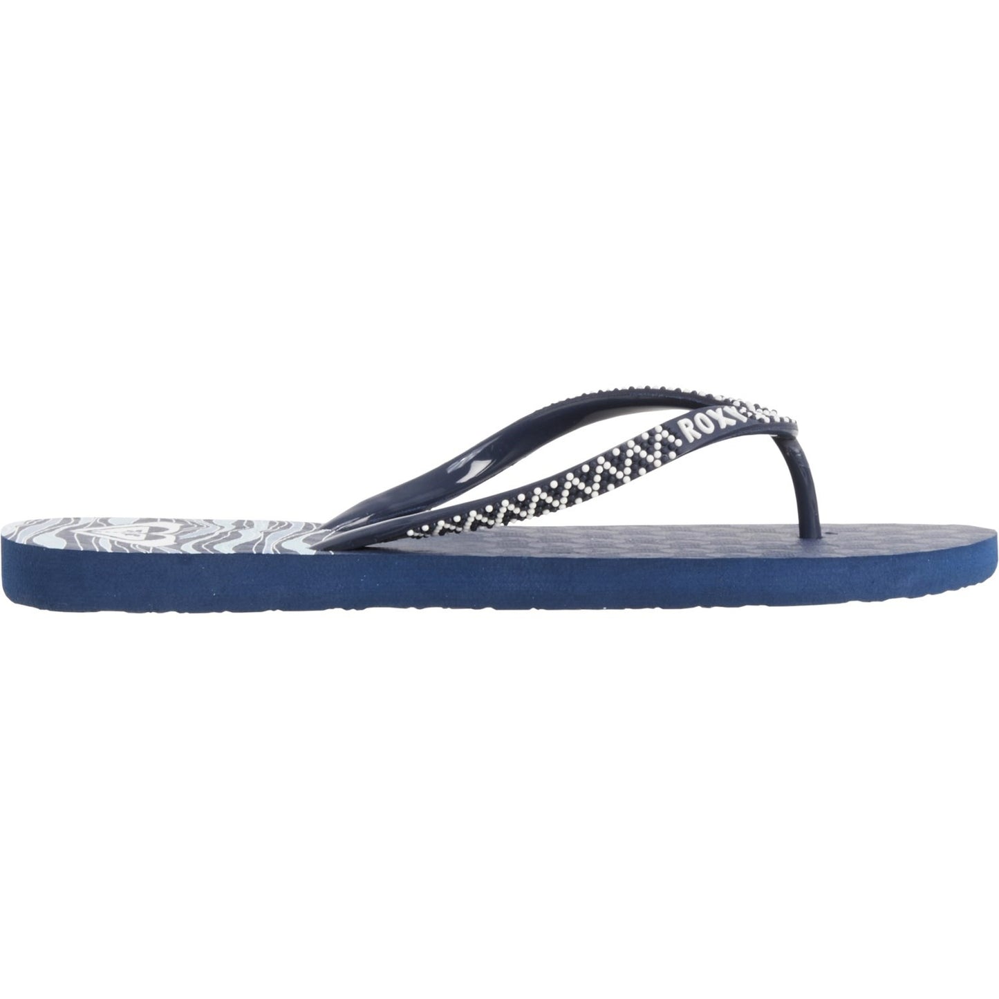 Roxy Women's Lei Bead Embroidered Slip-on Sandals Flip-Flops
