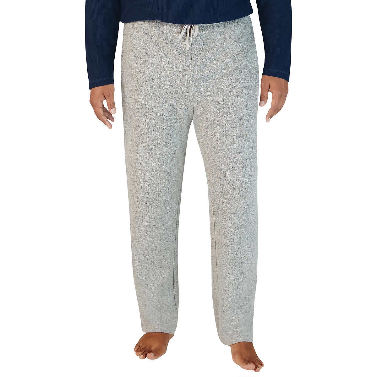Eddie Bauer Men’s 2-Piece Super Soft Top & Bottom PJ Lounge Set Gray