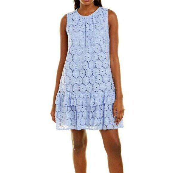 London Times Sleeveless Tiered Ruffle Hem Floral Lace Mini Dress Letay Store London Times Sleeveless Tiered Ruffle Hem Floral Lace Mini Dress Letay Store