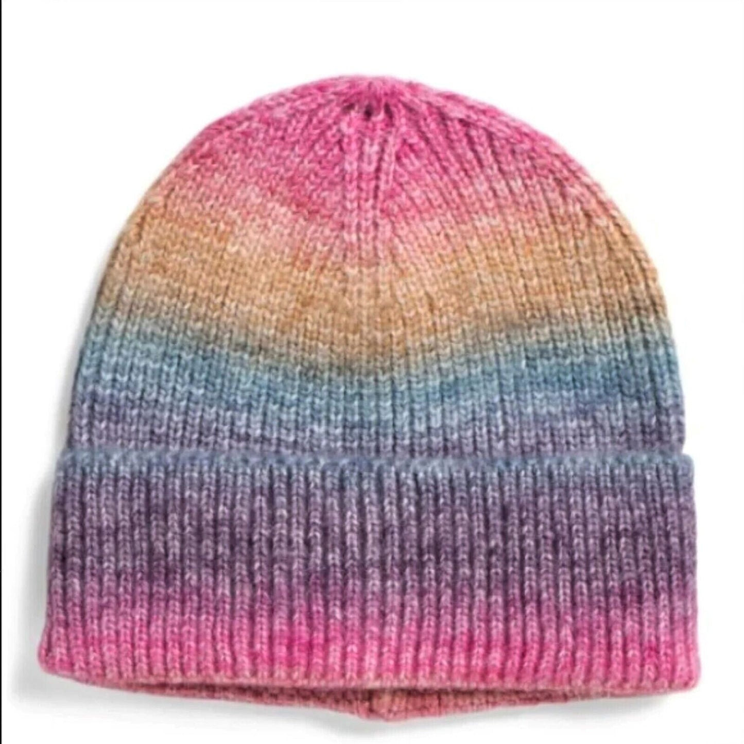 Rachel Zoe Women's Ombre Space Dye Cuffed Beanie Winter Hat
