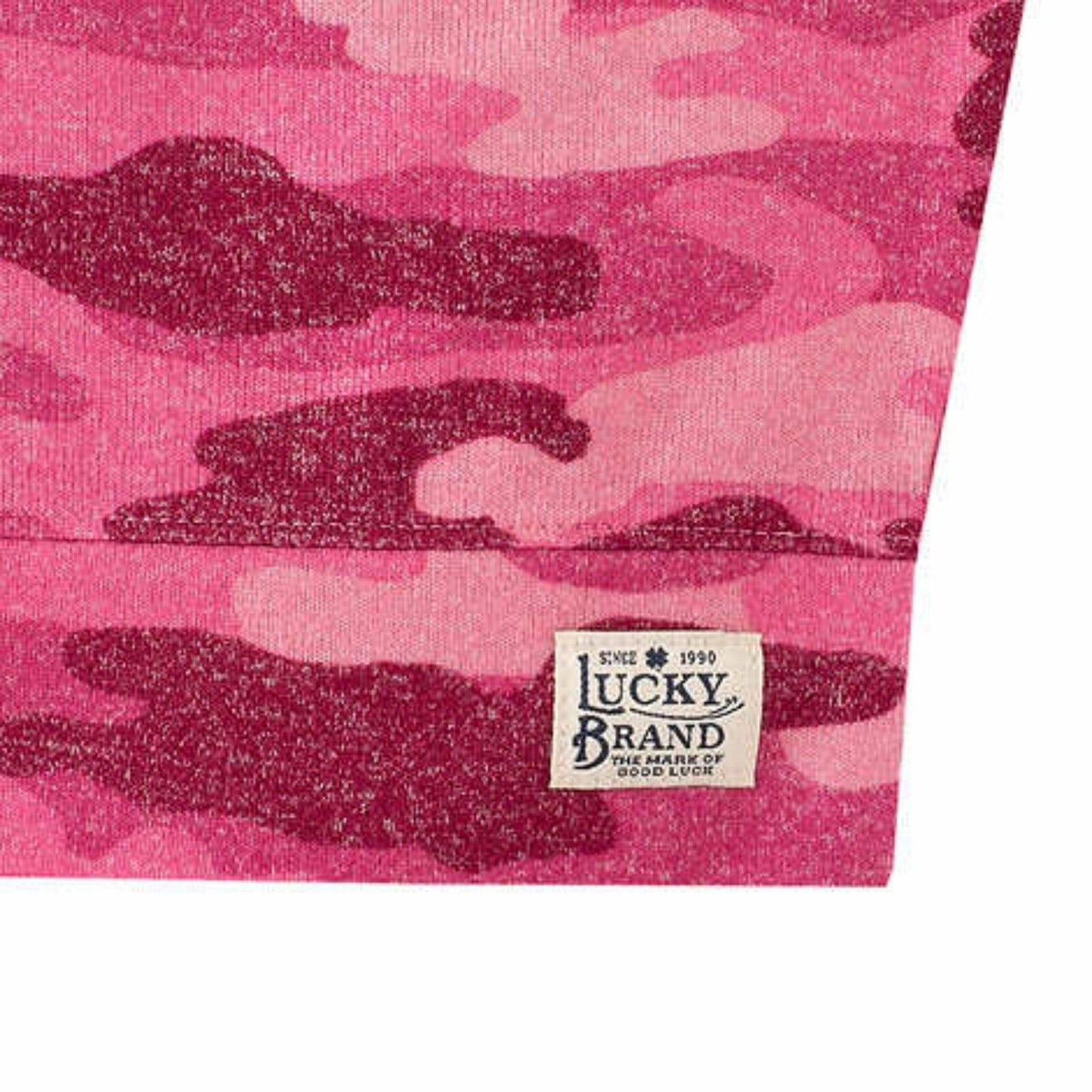 Lucky Brand Girls 2-Pack Long Sleeve Tee Knit Top Camo Sweatshirt