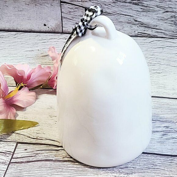 RAE DUNN Queen Ceramic Spring Easter Decor Birdhouse
