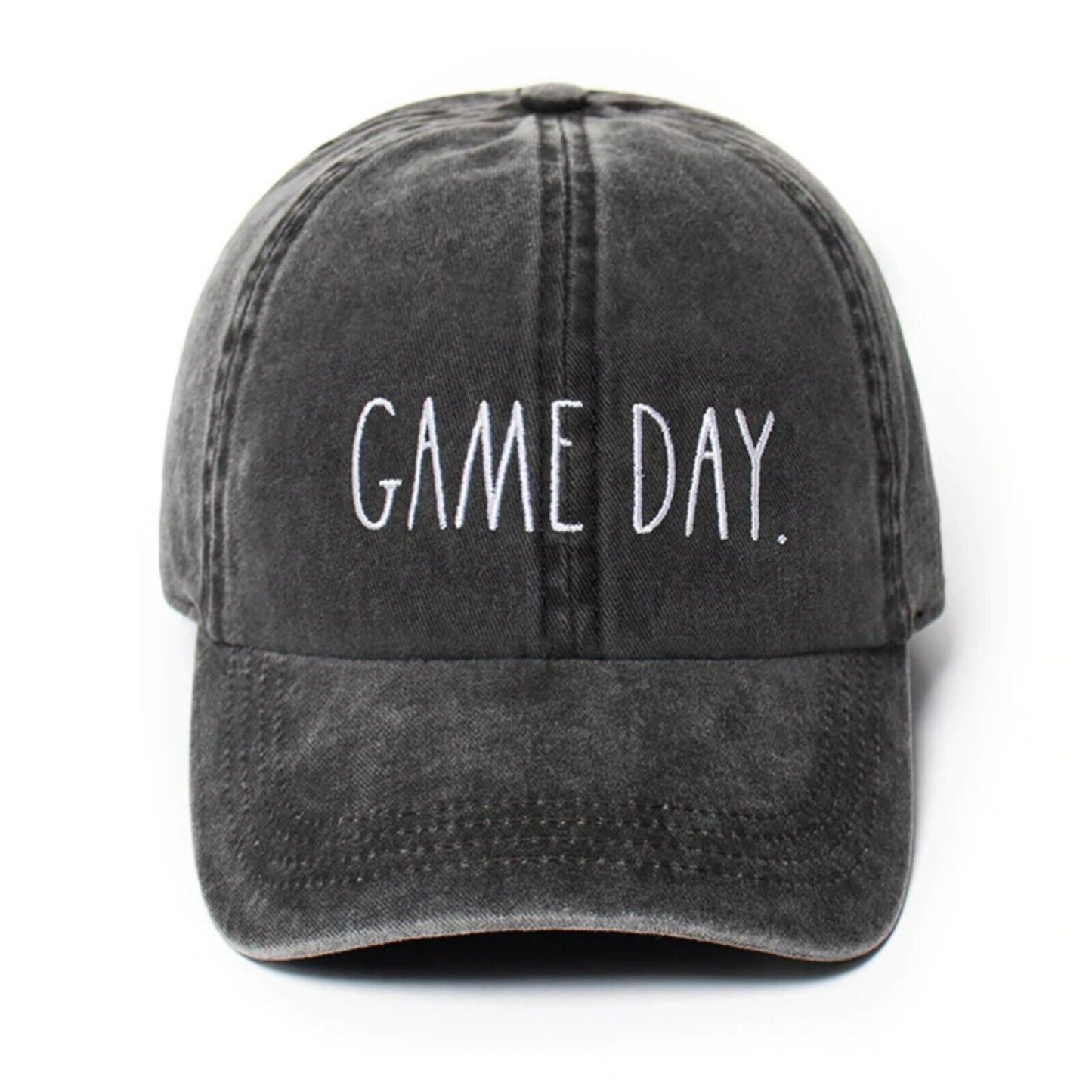 Rae Dunn Women's Game Day Denim Baseball Cap