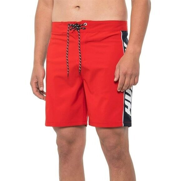 thumbnail image 2 of ITRY Men's Phantom Swim Boardshorts – Quick Dry, Stretch Camo Surf Pants (Light Gray) 2 of 6