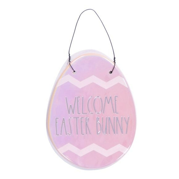 Rae Dunn Easter Egg Ceramic Wall Plaque
