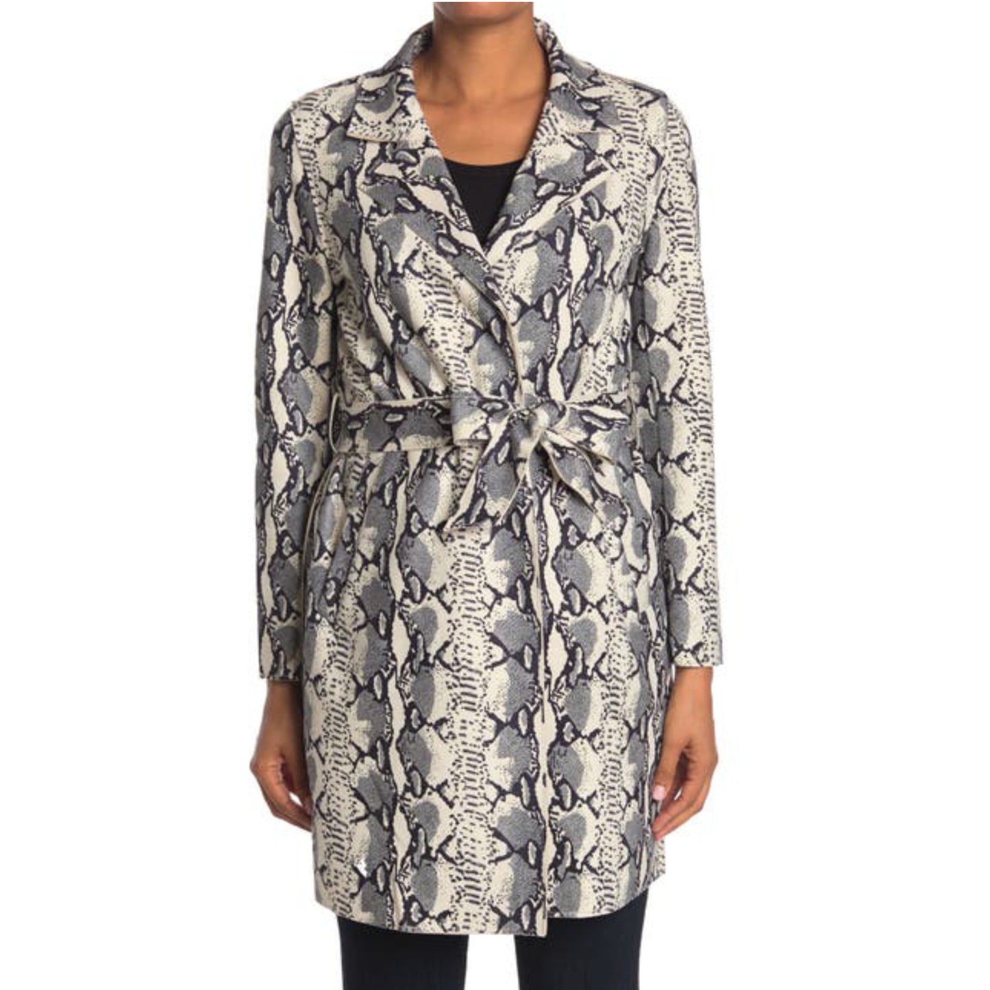 Love Token Leopard Print Faux Suede Jacket