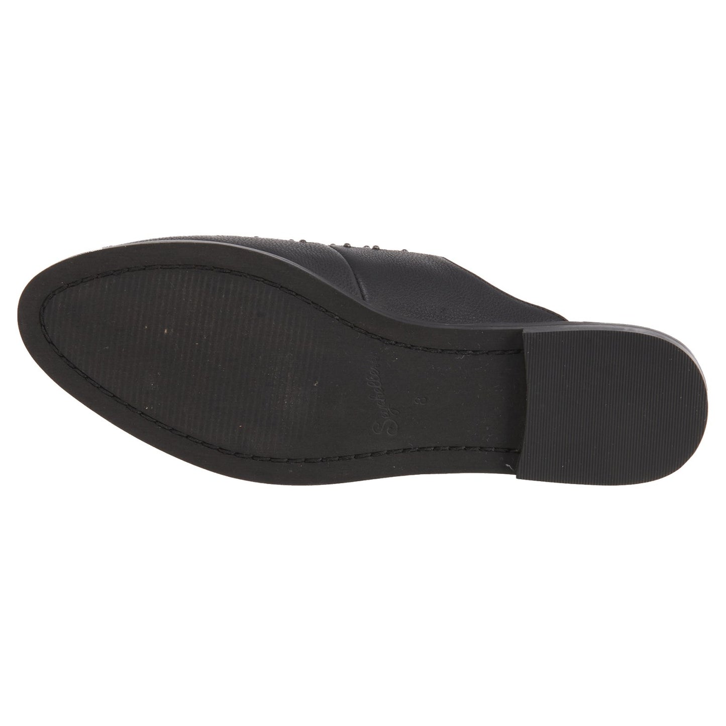 Seychelles Women's Leather Studs Embellished Cut Out Comfort Shoes Flat Slip-on Mules